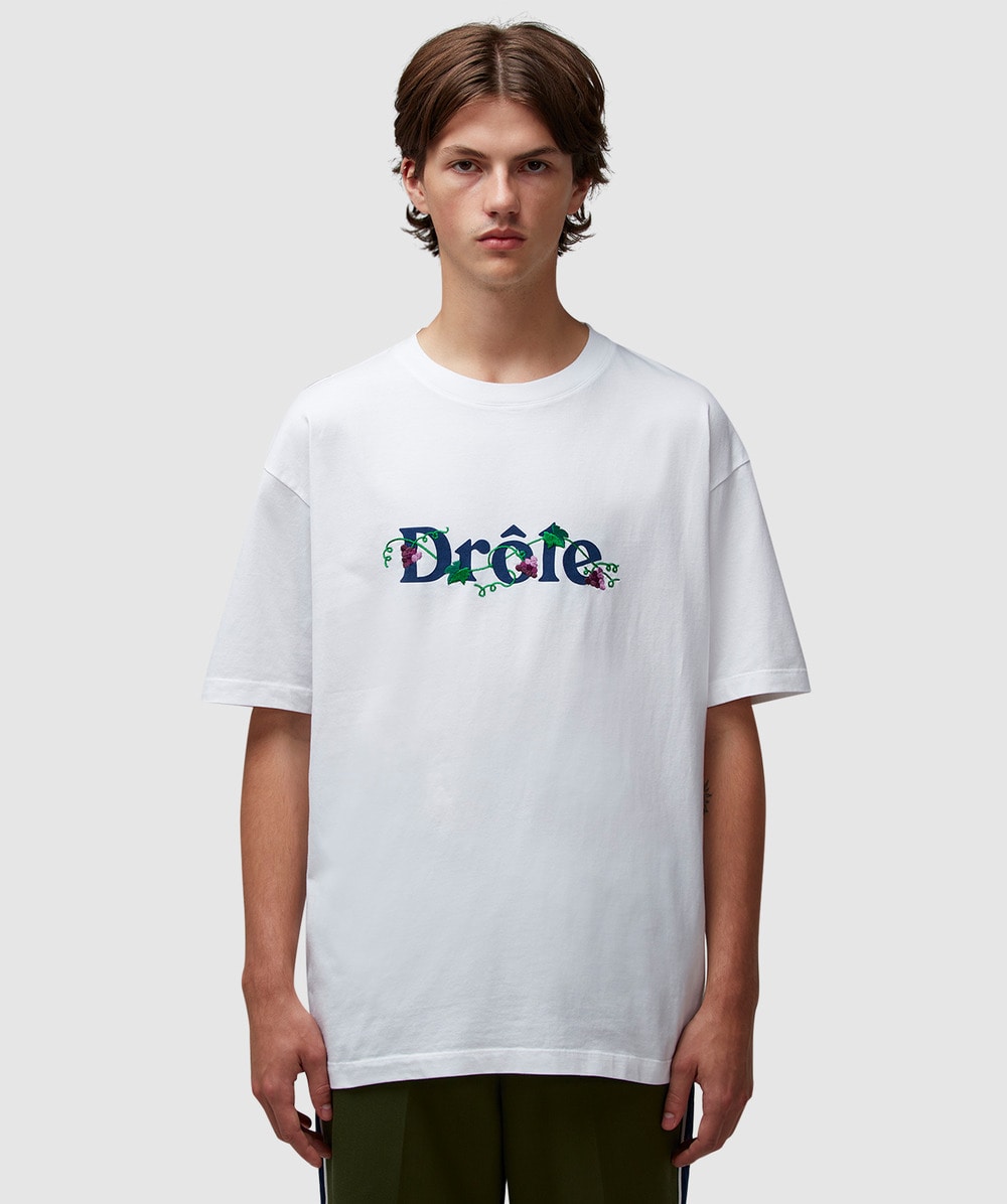 Drôle de Monsieur Le T-Shirt Drole Raisin (White - S) - Size S, Unisex