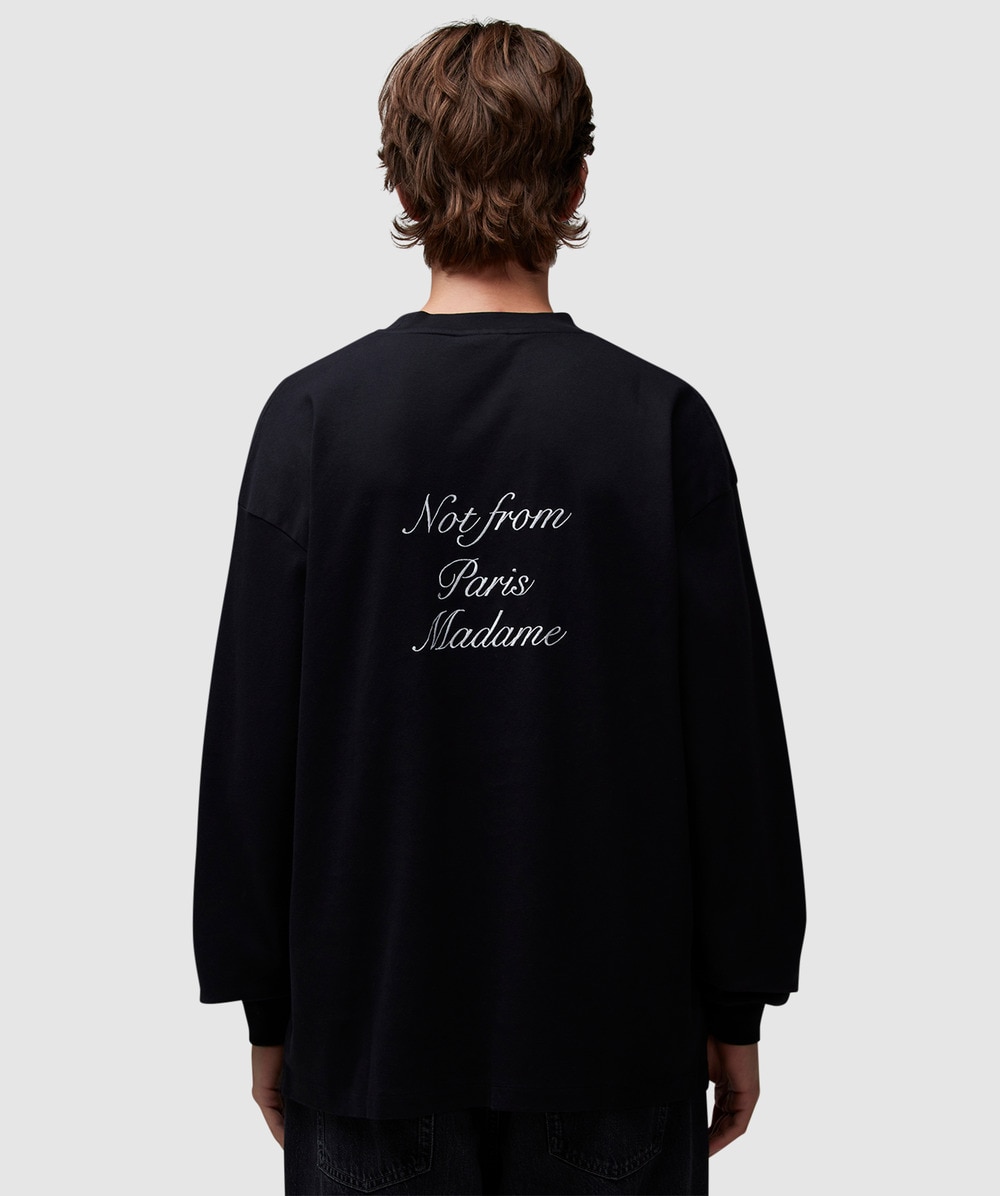 Drôle de Monsieur Le T-Shirt Slogan (Black - Xl) - Size Clothing & Accessories > Clothing > Shirts & Tops, Unisex