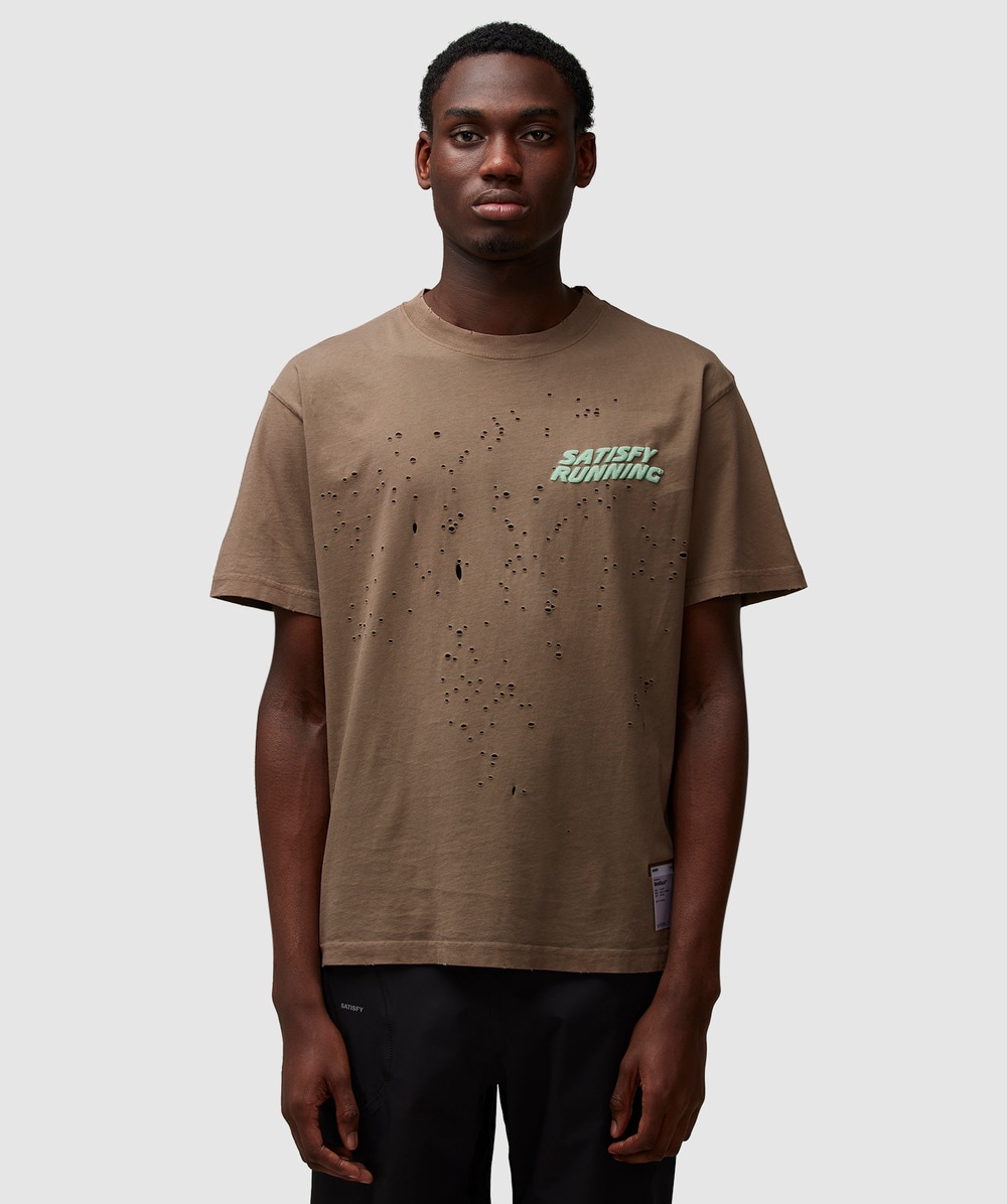 Satisfy Mothtech T-shirt In Aged Brown