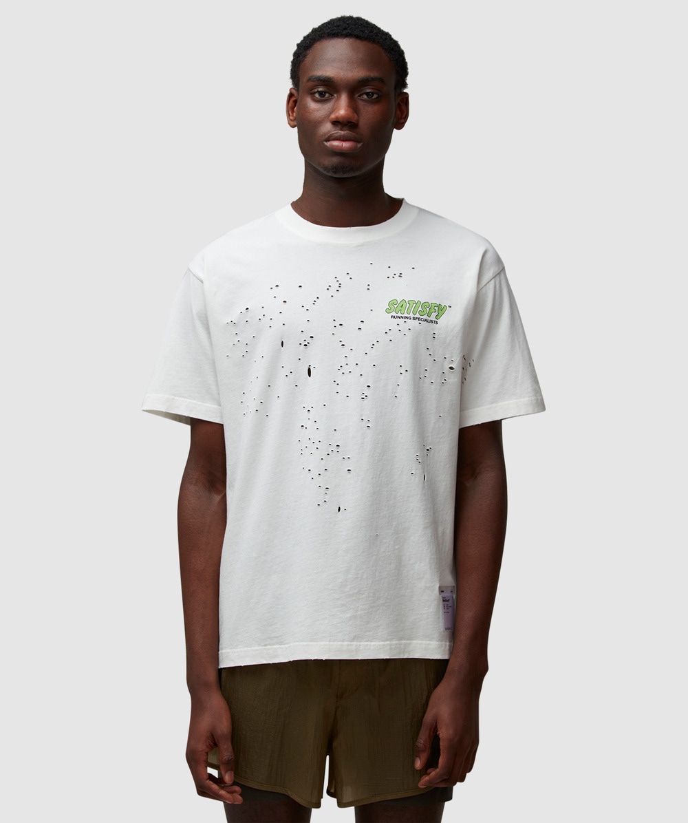 Satisfy Mothtech T-shirt In Off White
