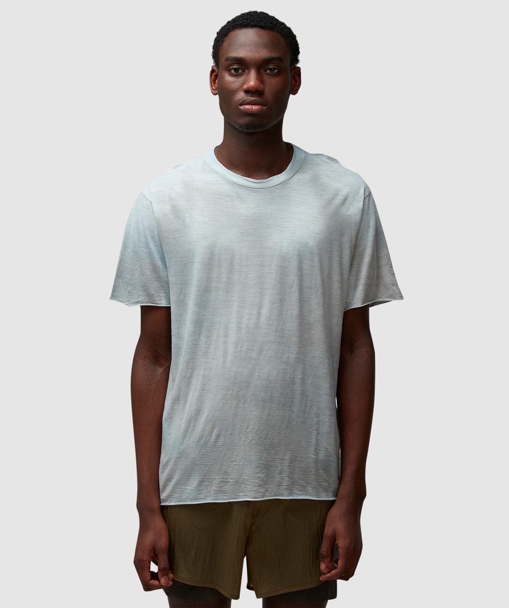 Satisfy Cloudmerino T-shirt In Blue Grey