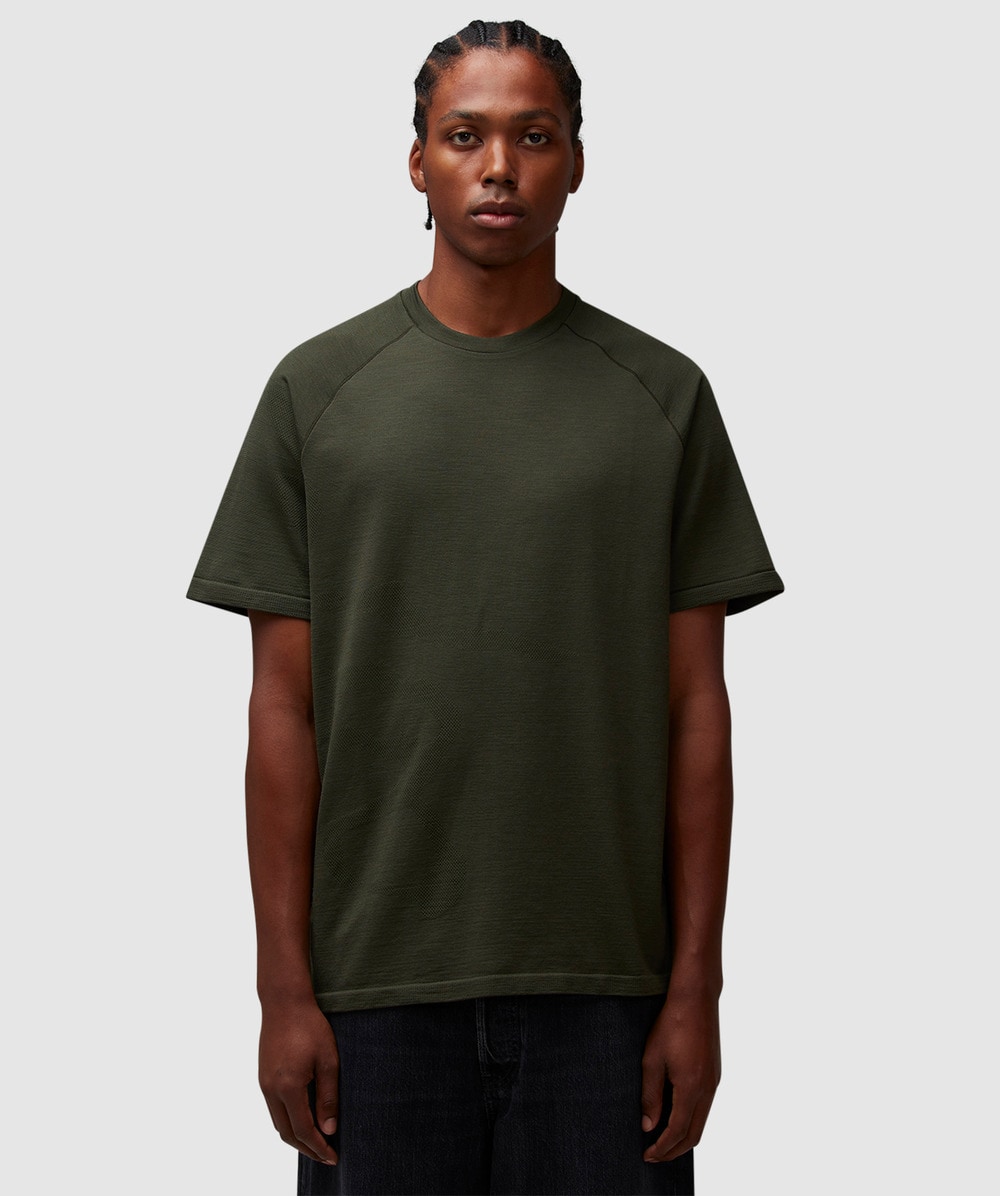 Y-3 Run Knit T-Shirt (Green - L) - Size L, Unisex