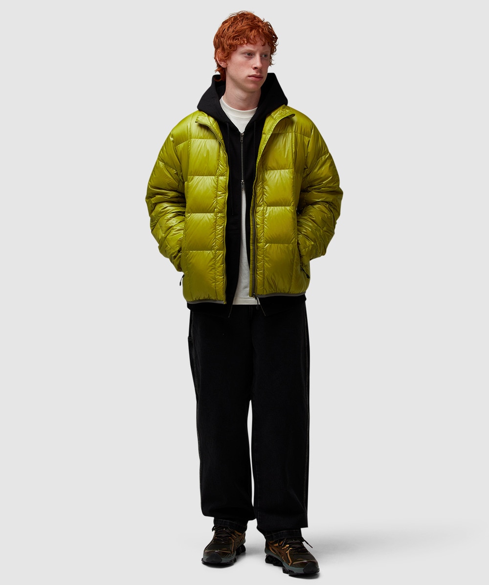 thisisneverthat Pertex light down jacket | OLIVE YELLOW