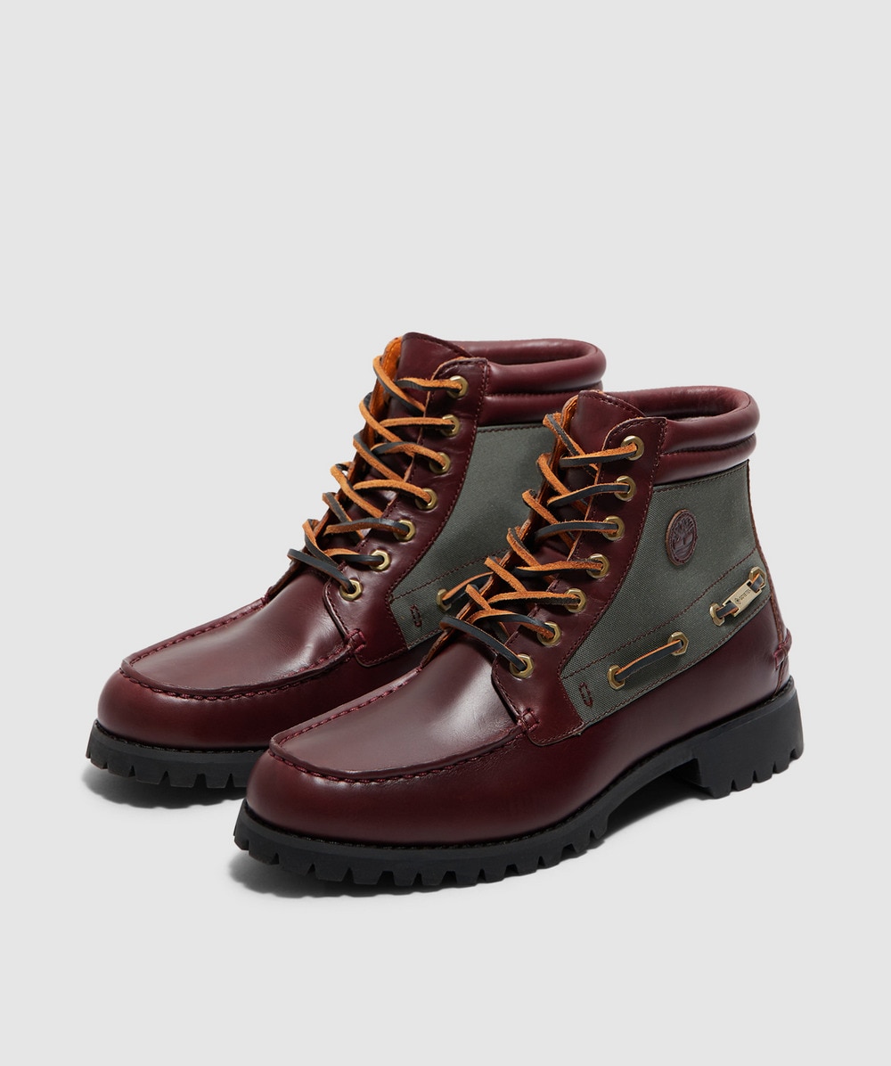 Timberland Authentic Mid Lace Boot 　7eye Timberland Mid lace gtx boot | DARK RED FULL GRAIN | SEVENSTORE