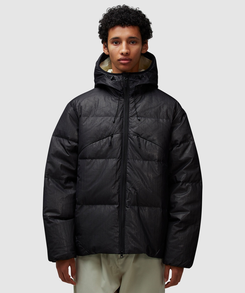 Purple Mountain Observatory Shield Puffer Jacket (Black - M) - Size M, Male