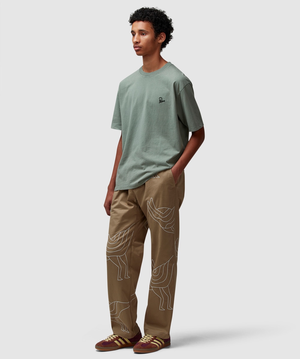 Parra Stitched up duck pant | TAN | SEVENSTORE