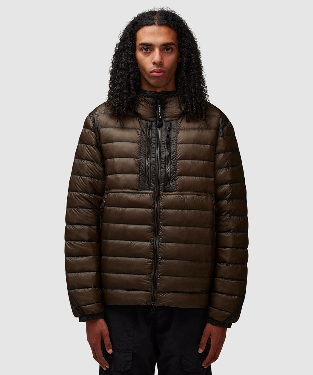 C.P. COMPANY C.P. COMPANY D.D. HOODED SHELL MIDWEIGHT GOGGLE DOWN JACKET