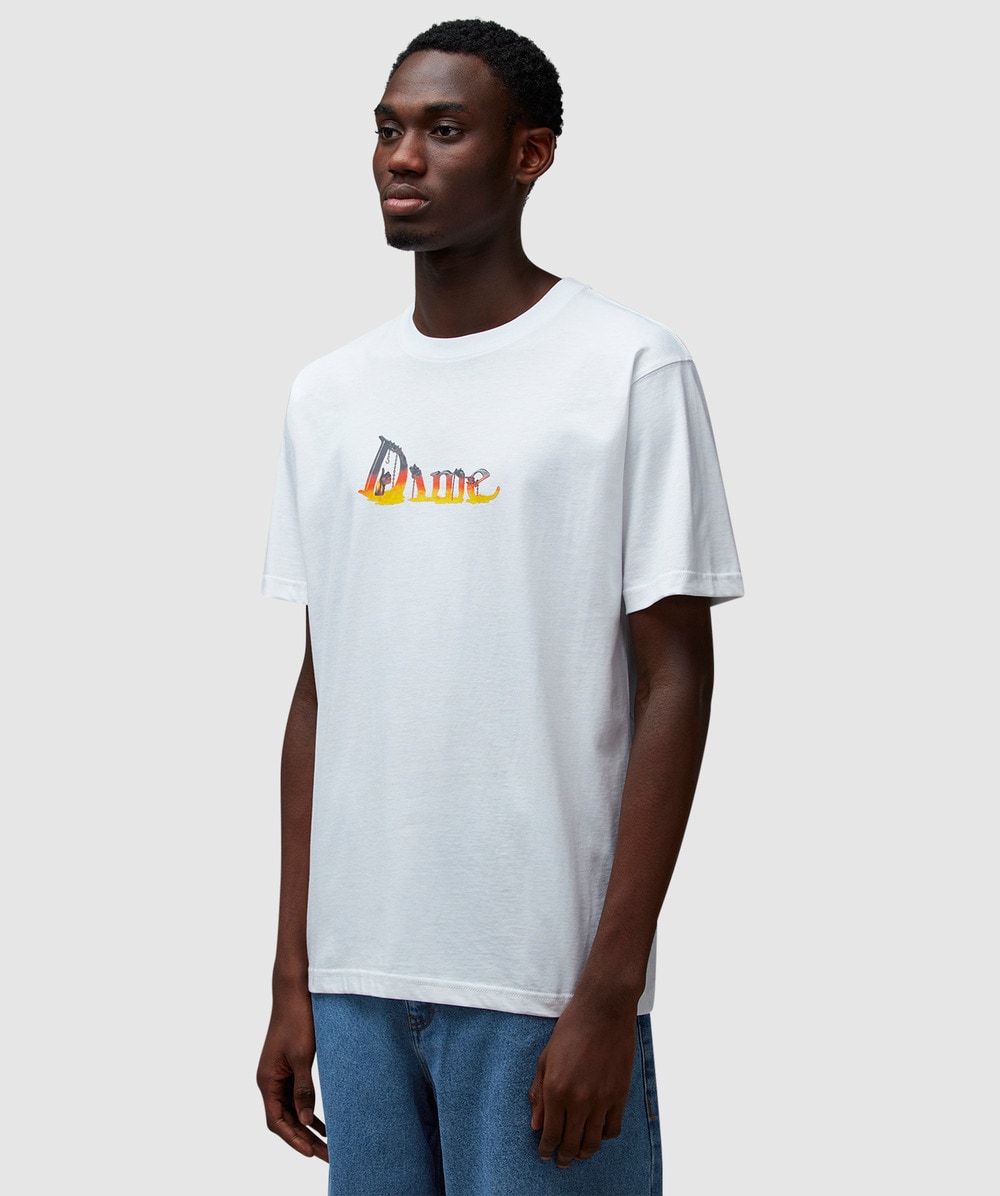Dime Classic skynet t-shirt | WHITE | SEVENSTORE