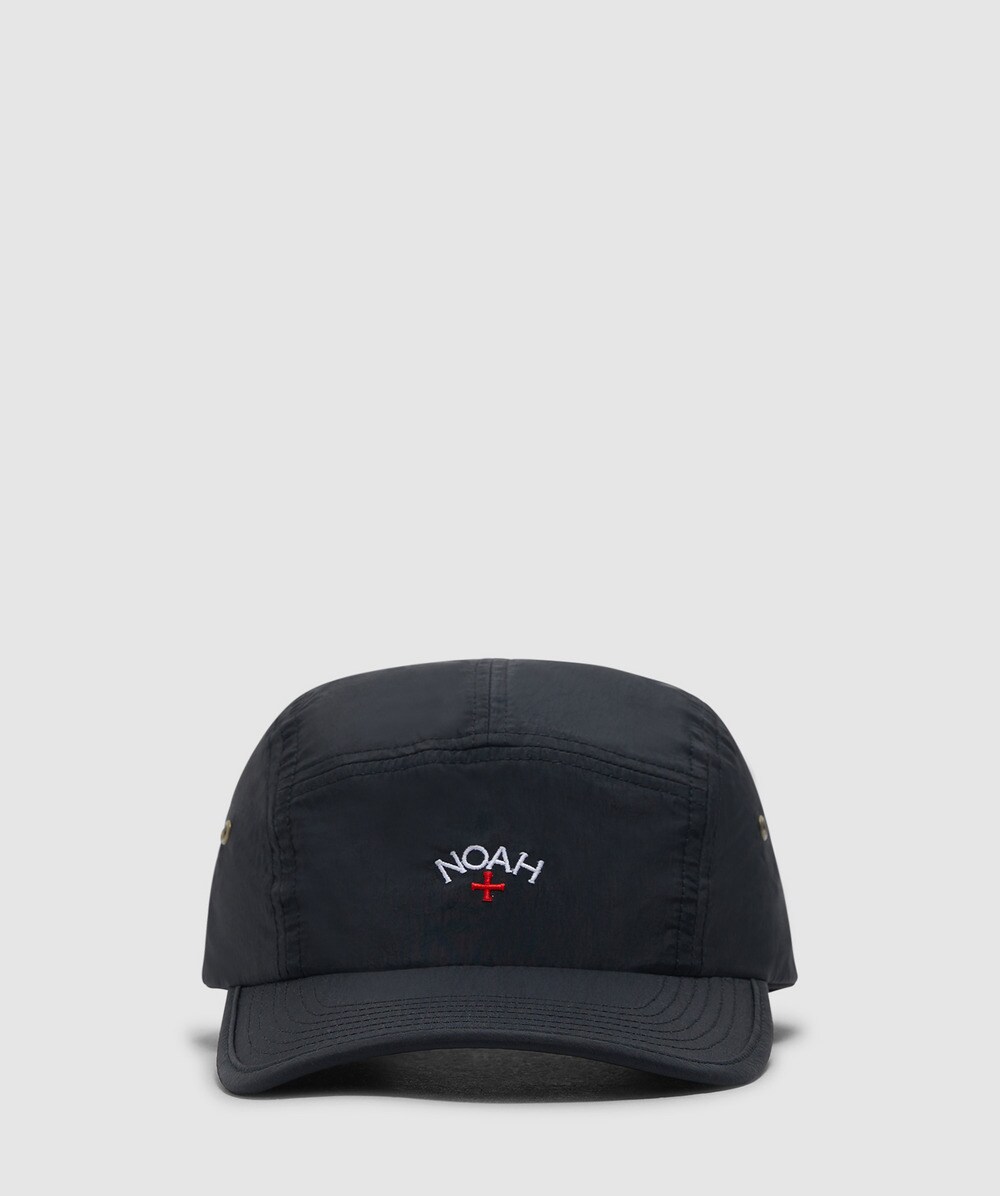 Noah Core Logo Nylon Hemingway Cap In Black | ModeSens