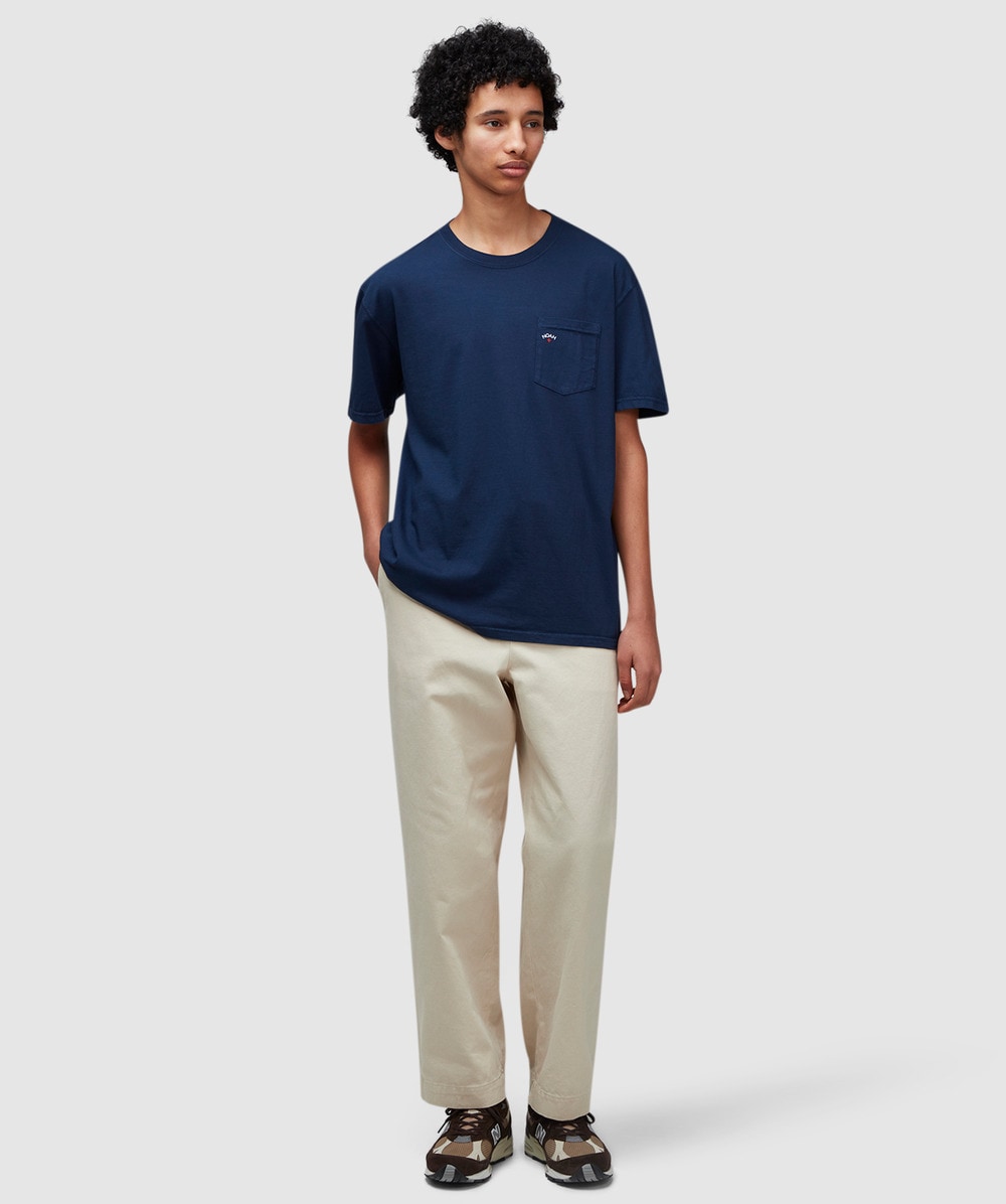 Noah Core logo pocket t-shirt | NAVY | SEVENSTORE