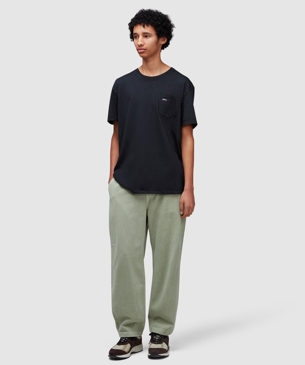Noah Core logo pocket t-shirt | BLACK | SEVENSTORE