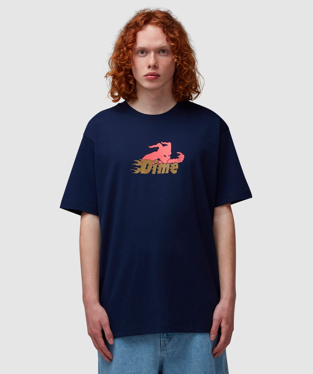 Dime Final T-shirt In Navy