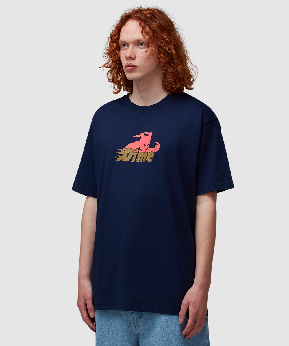 ■Dime■ Final Short Sleeve T-Shirt Navy DIMESP24D230NVY Dime Final Shirt Navy – SELECT