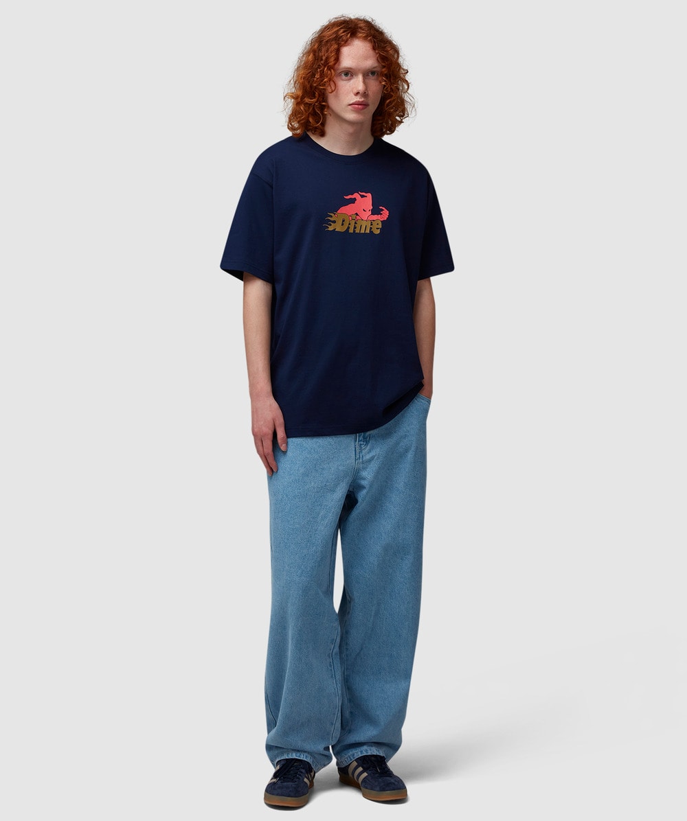 ■Dime■ Final Short Sleeve T-Shirt Navy Dime Final t-shirt | NAVY | SEVENSTORE