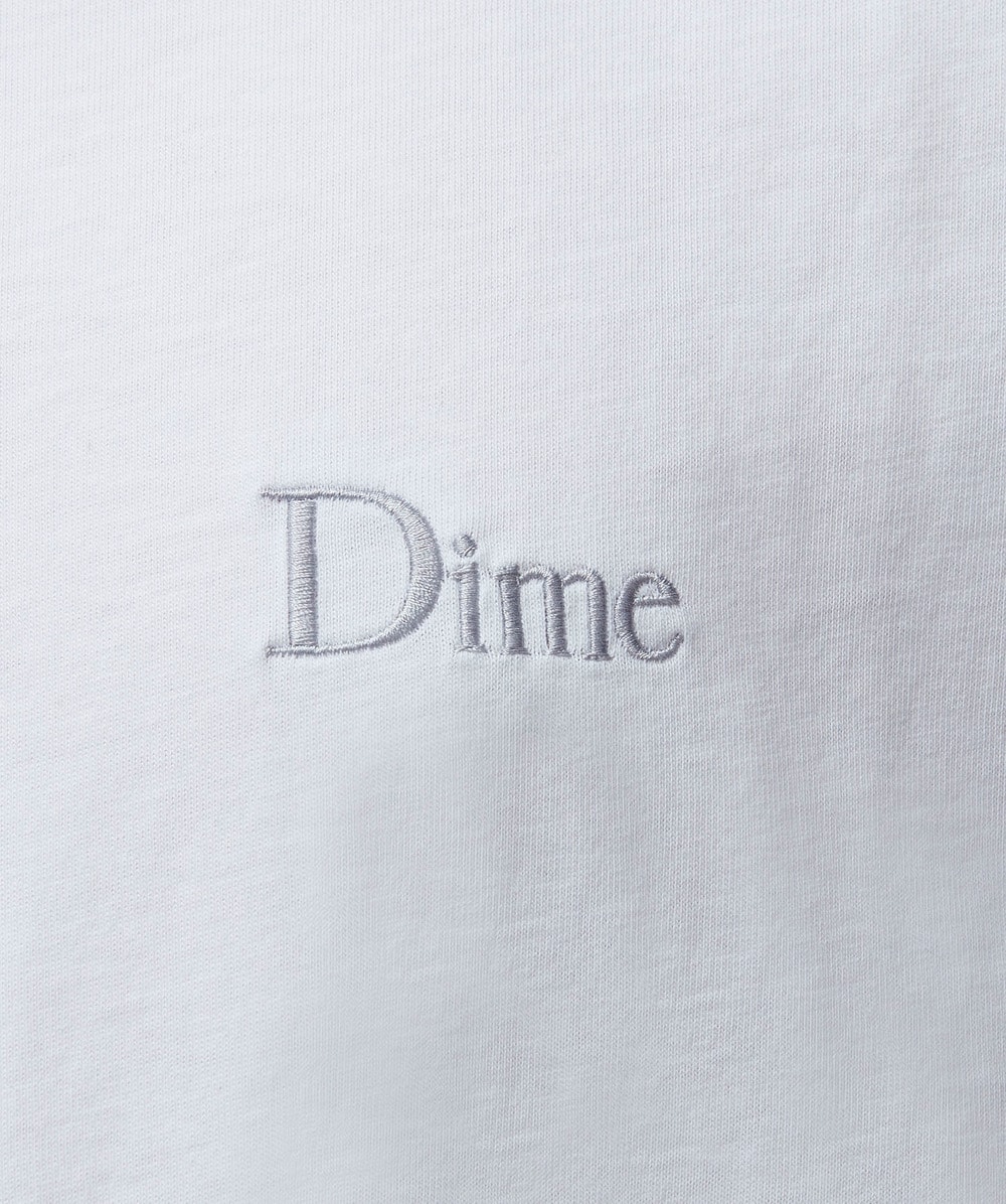 Dime Classic small logo t-shirt | WHITE | SEVENSTORE