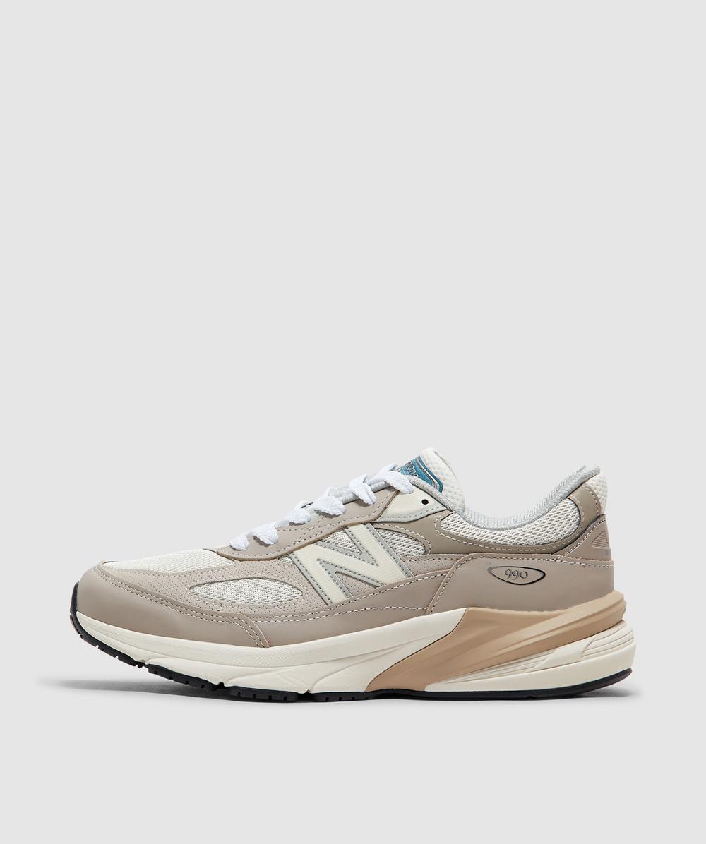 New Balance Unisex Made In Usa 990v6 In Beige/grau, Wildleder/mesh, Grösse 46.5 In Neutral