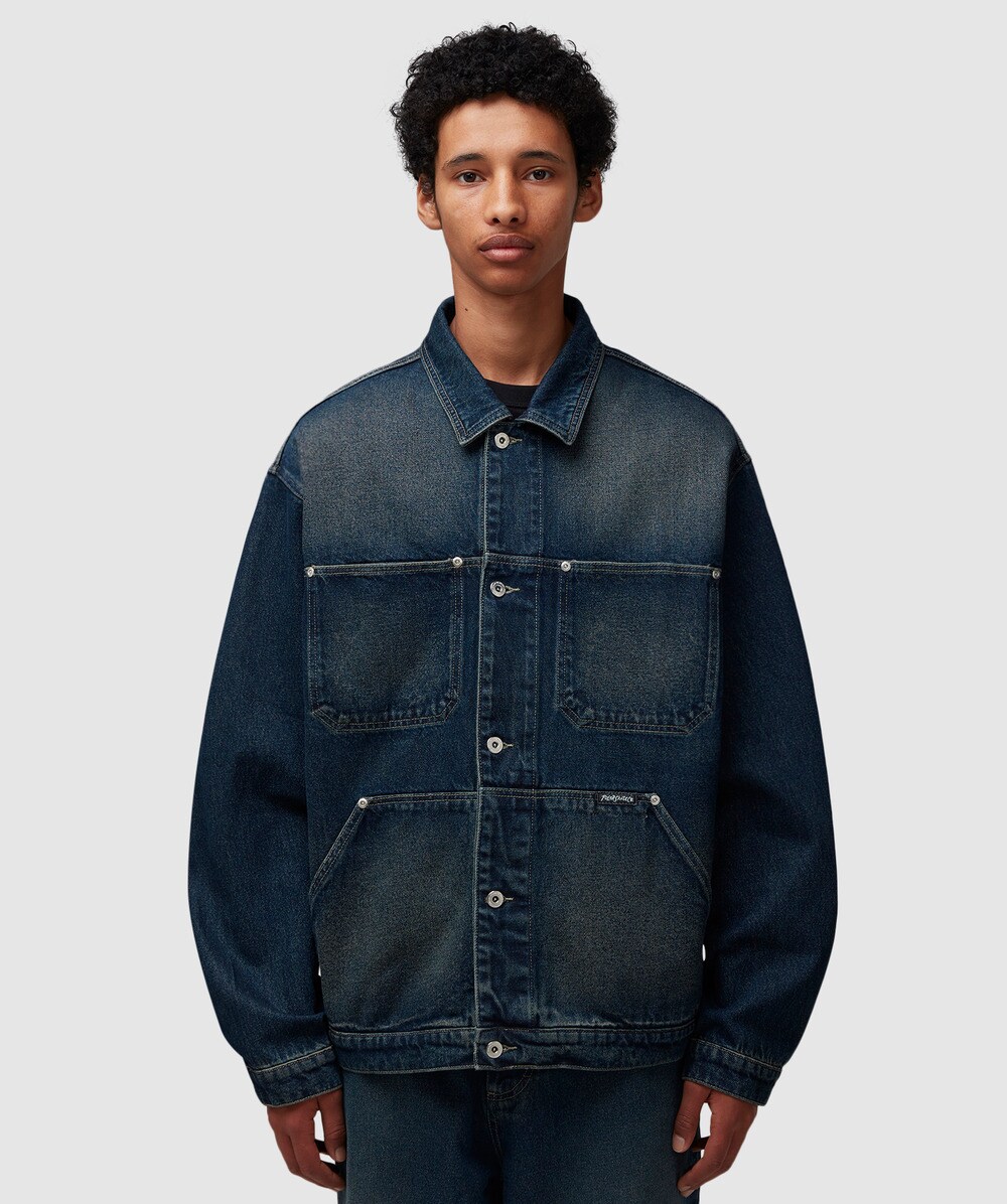polarskateデニムジャケットM POLAR SKATE CO デニム ジャケット 黒 ポーラー メンズ DENIM