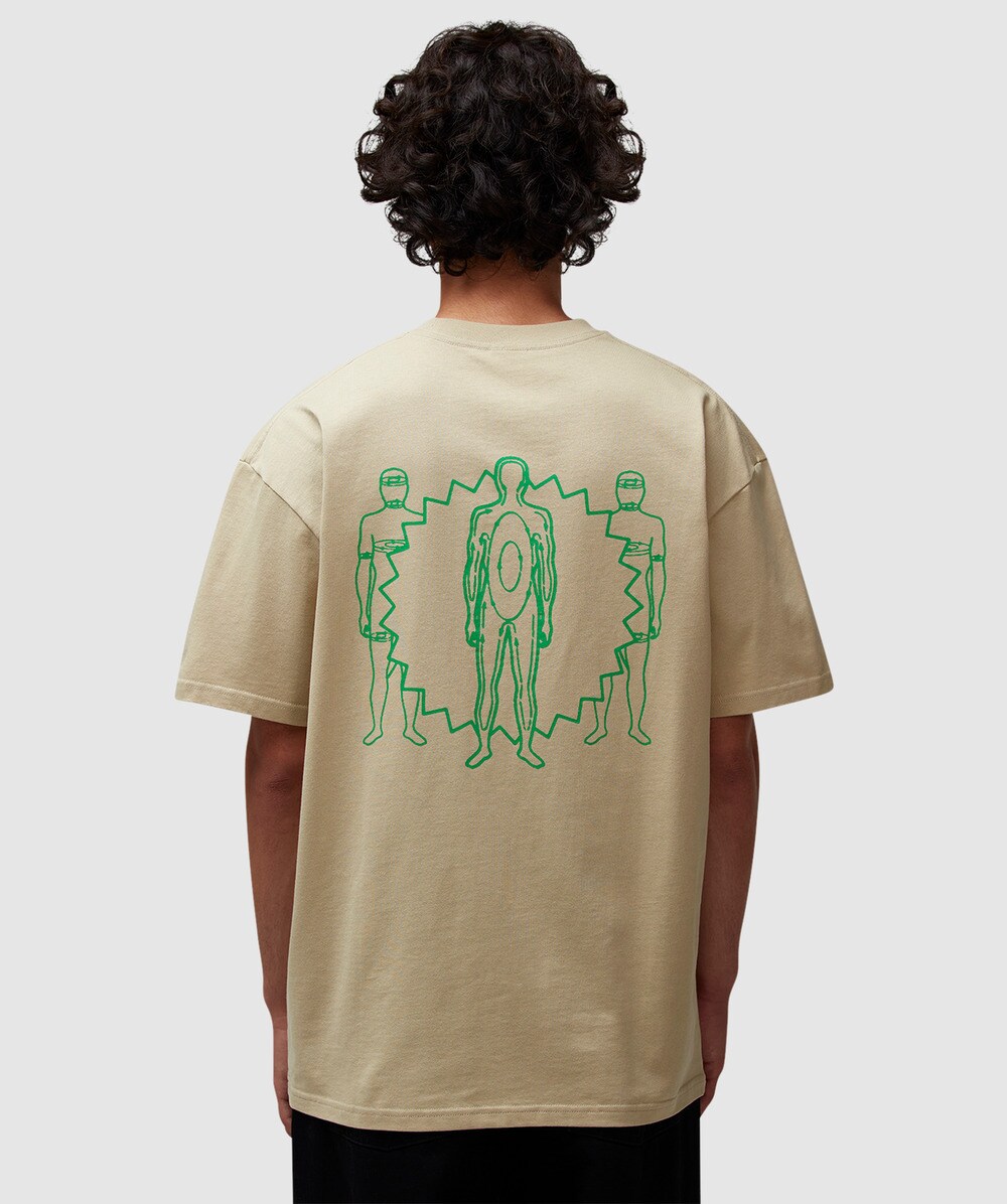 Polar Skate Co Anyone Out There T-shirt In Sand