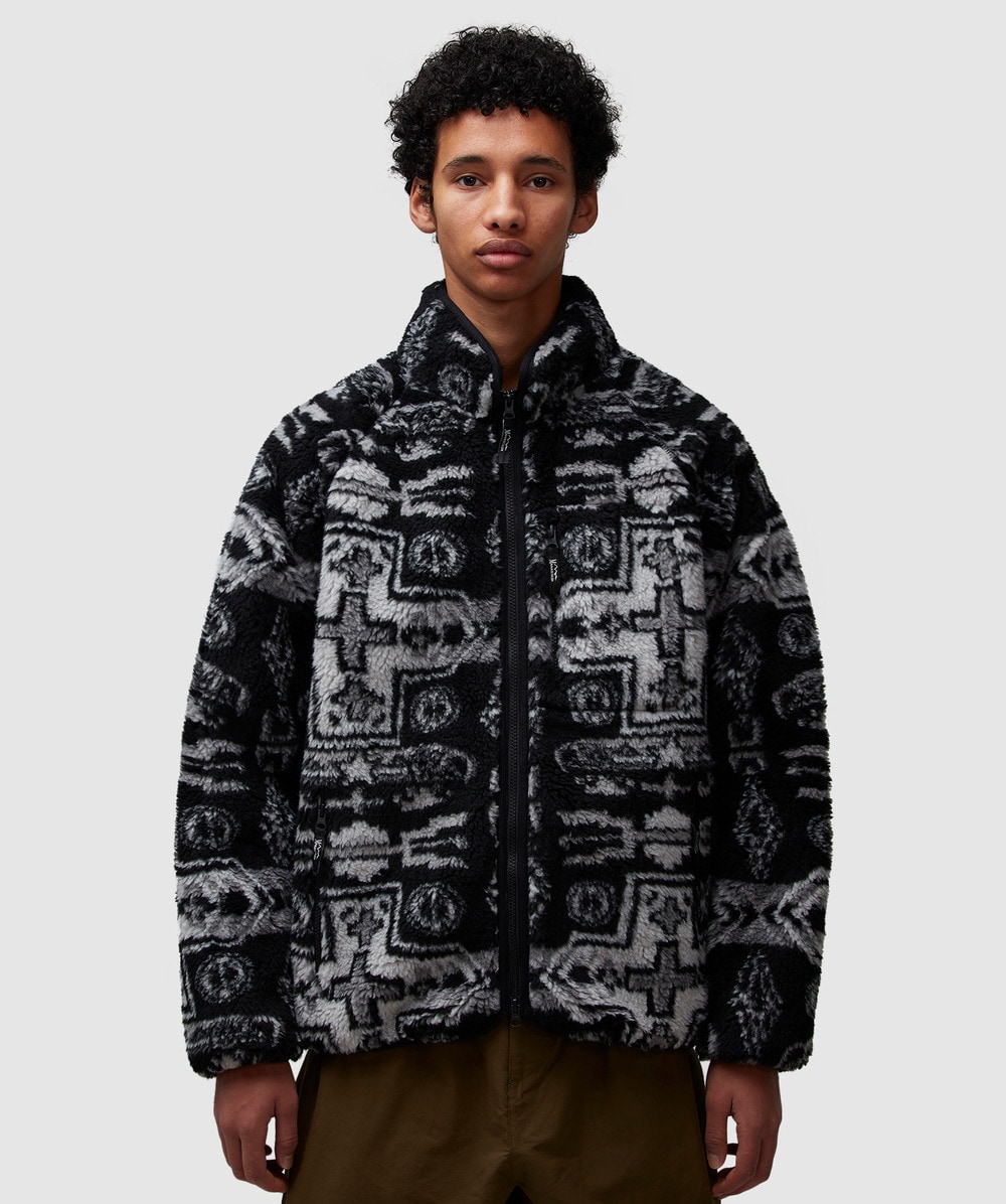 Manastash Chimayo Fleece Jacket In Black