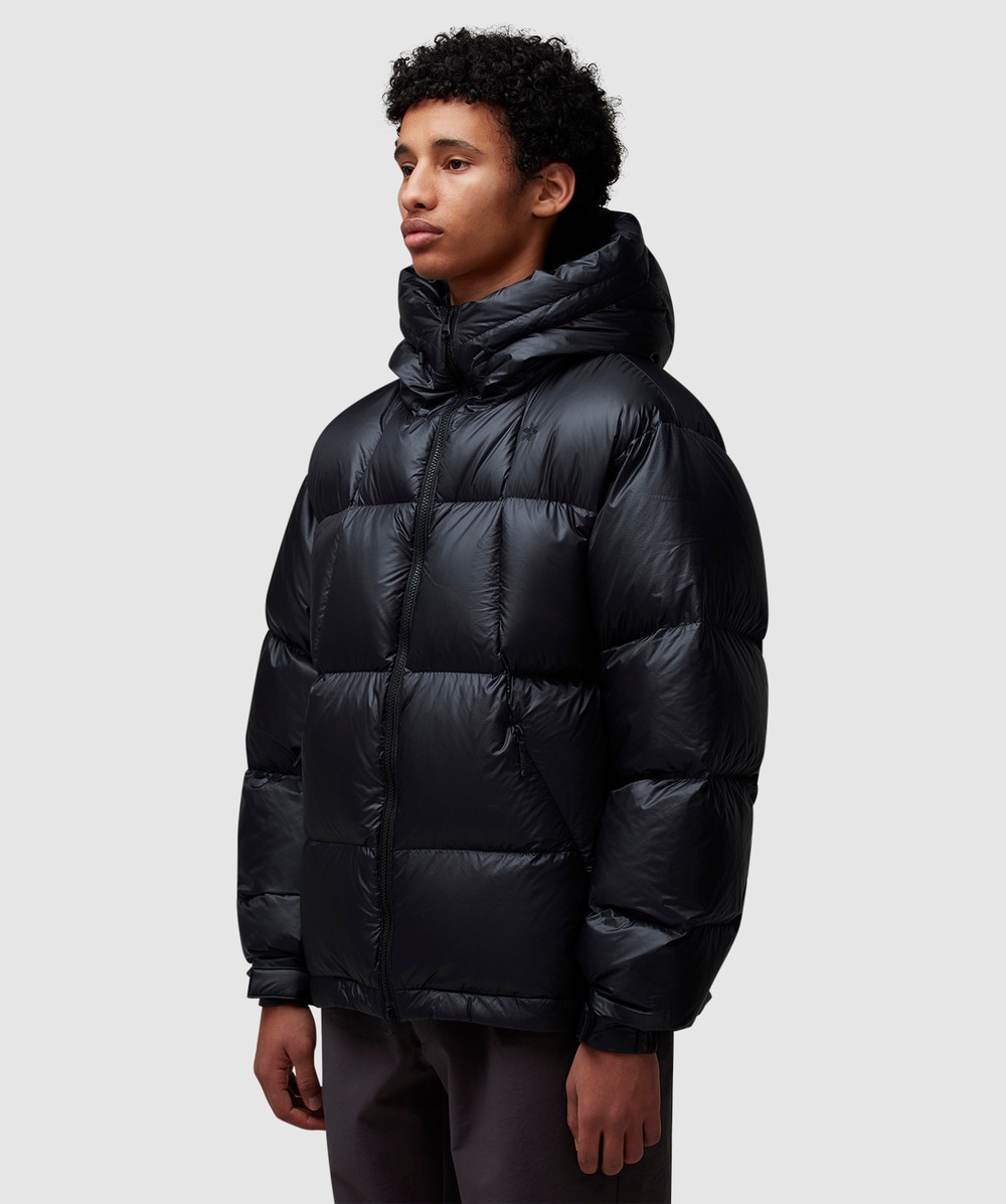 Goldwin Pertex quantum down parka jacket BLACK SEVENSTORE