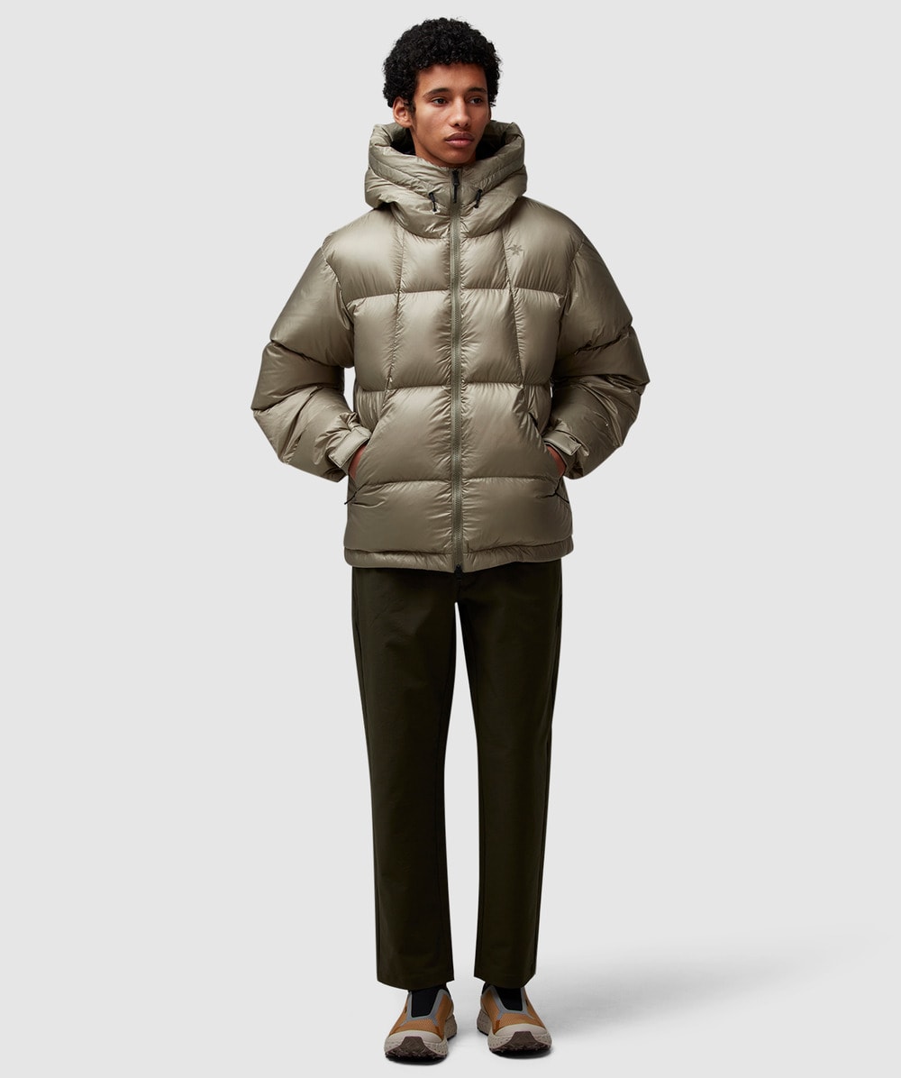 Goldwin Pertex quantum down parka jacket | OAK BEIGE | SEVENSTORE