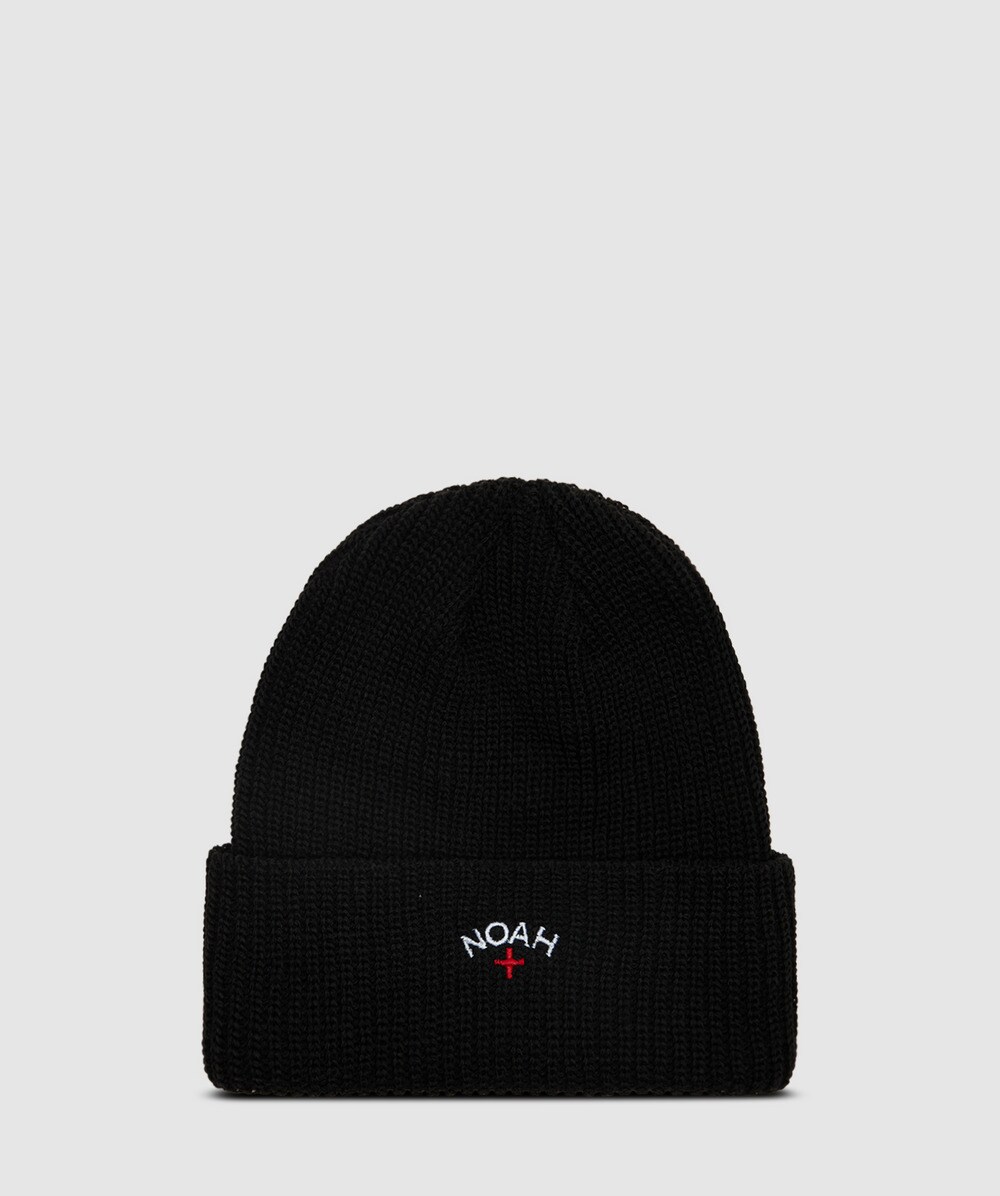 Noah Core Logo Beanie In Black