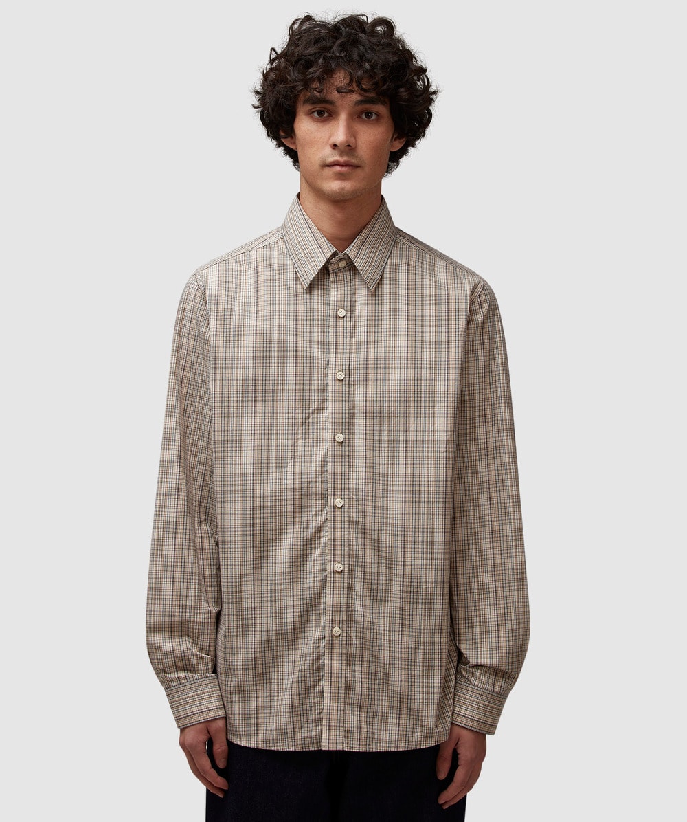 Noah Checked Long Sleeve Shirt (Multi - M) - Size M, Male