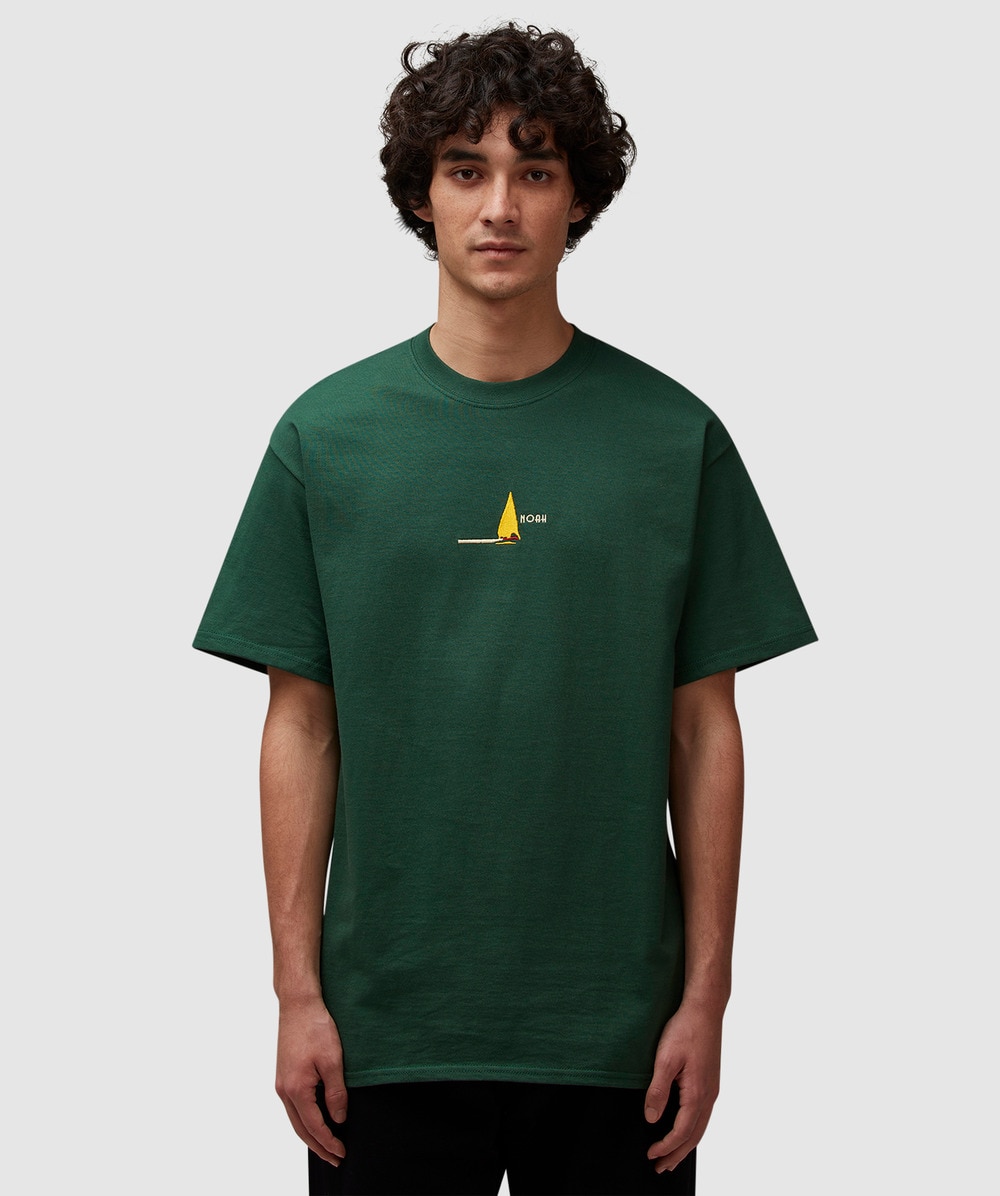 Noah Match Tee (Forest - S) - Size S, Unisex