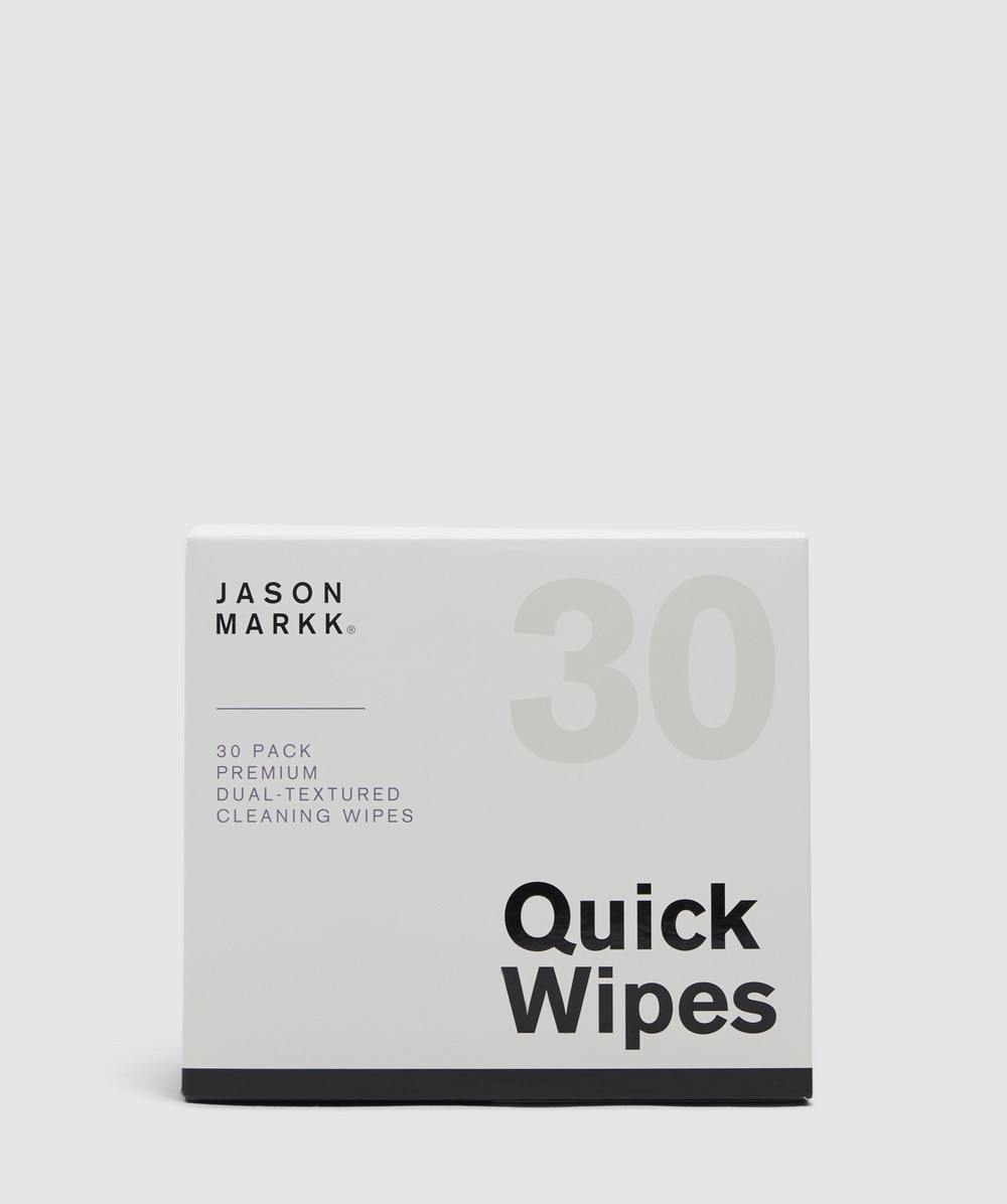 Jason Markk Quick Wipes 30 Pack (White - One Size) - Size ONE SIZE, Unisex