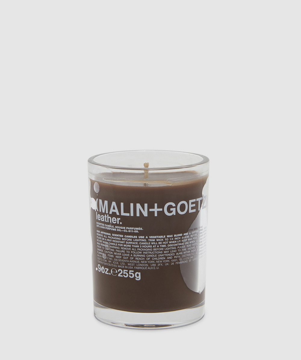 Malin+Goetz Leather Candle 255G (Multi - One Size) - Size ONE SIZE, Unisex