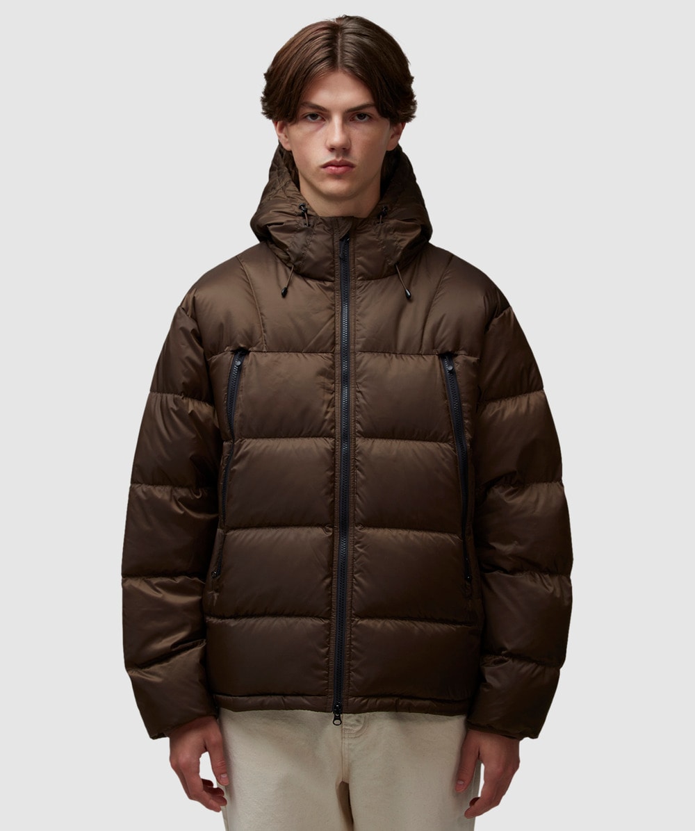 Frizmworks Altavia Down Parka Jacket In Brown