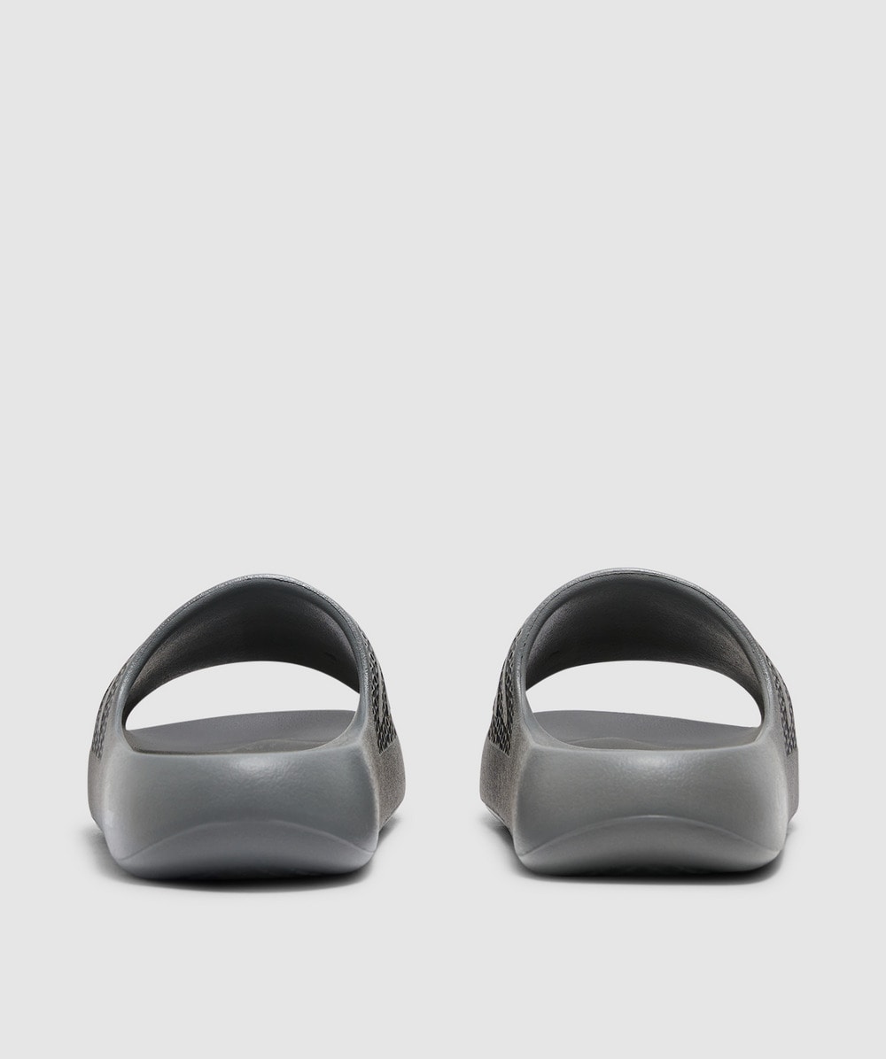 ◆コラボ◆DIME X ADIDAS AYOON SLIDE(W)◆正規品◆男女共用◆ ADIDAS X DIME AYOON SLIDES - BLACK/GREY IG2042 - PLA