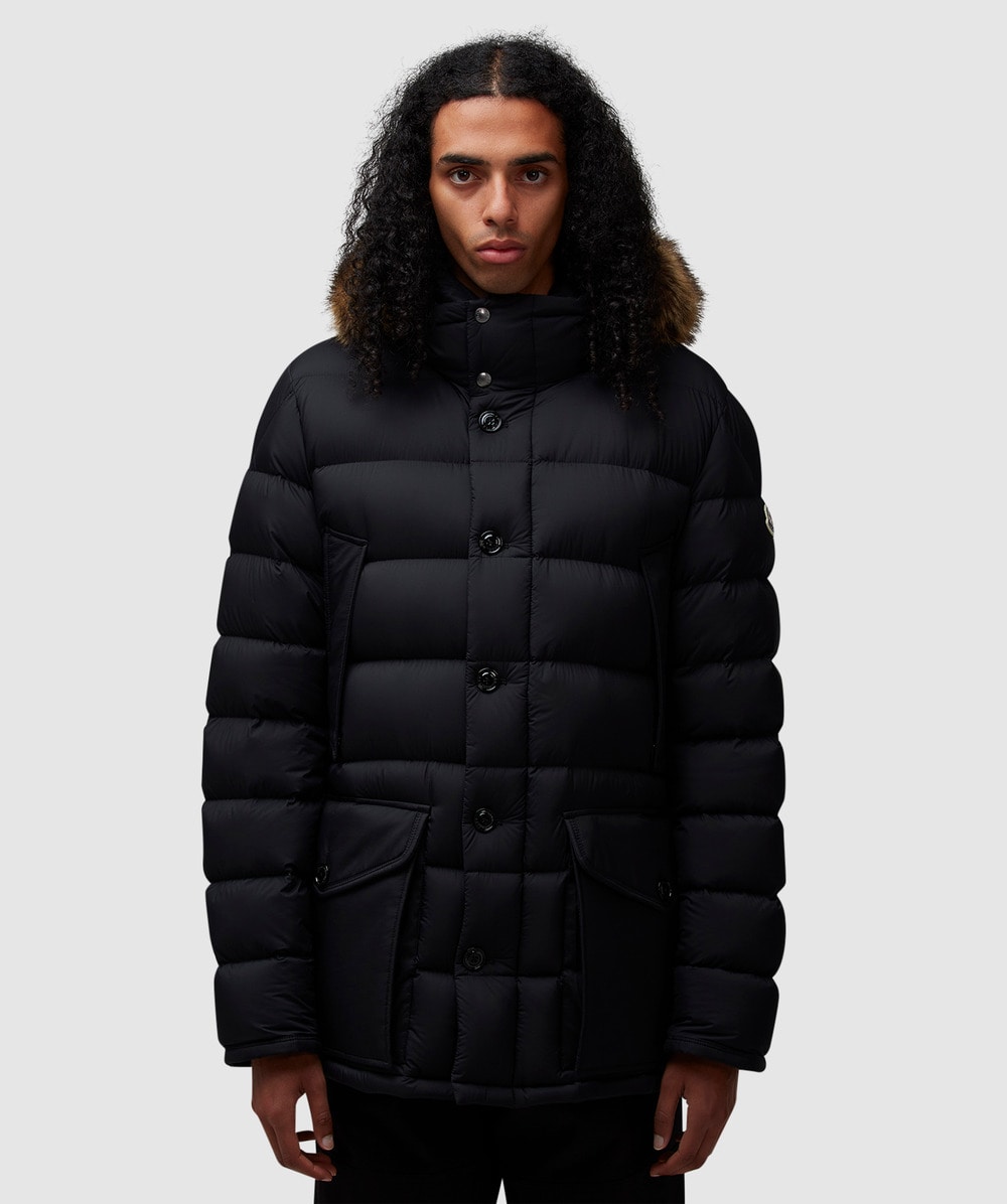 Moncler Clunye Down Parka Jacket (Black - 3) - Size 3, Male