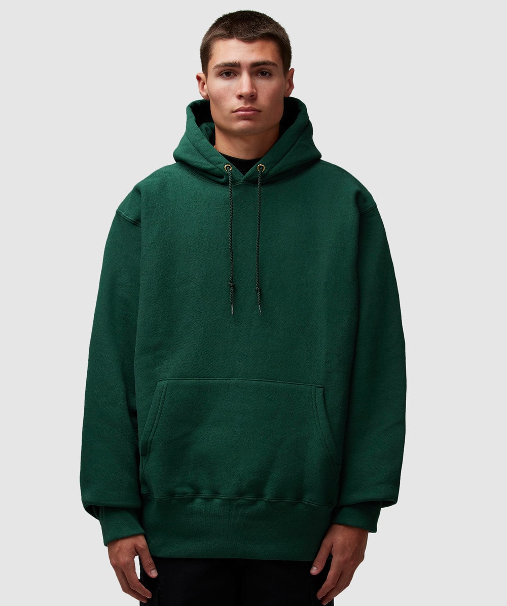 Camber Usa 232 12oz Hoodie In Forest Green