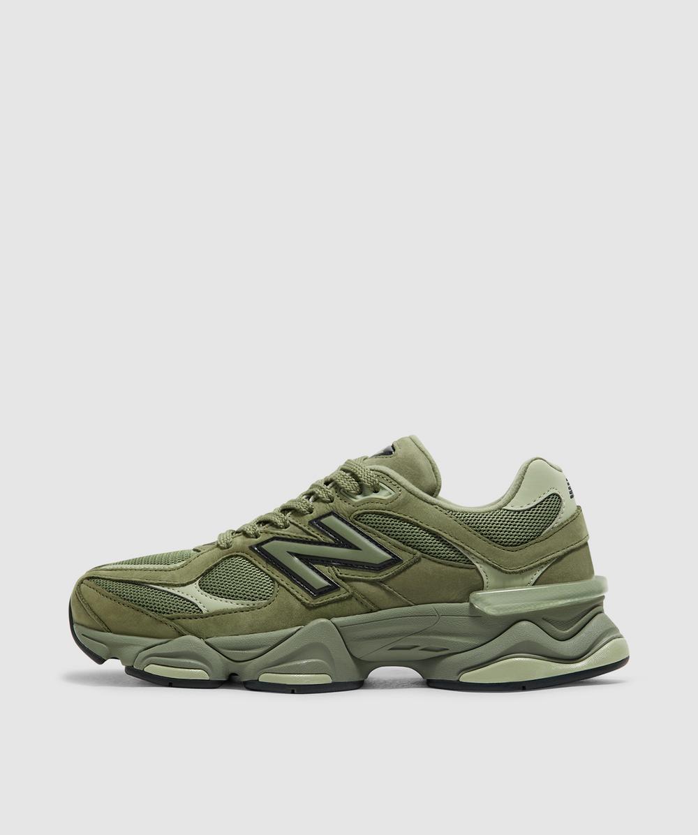 New Balance 9060 Trainer In Olive