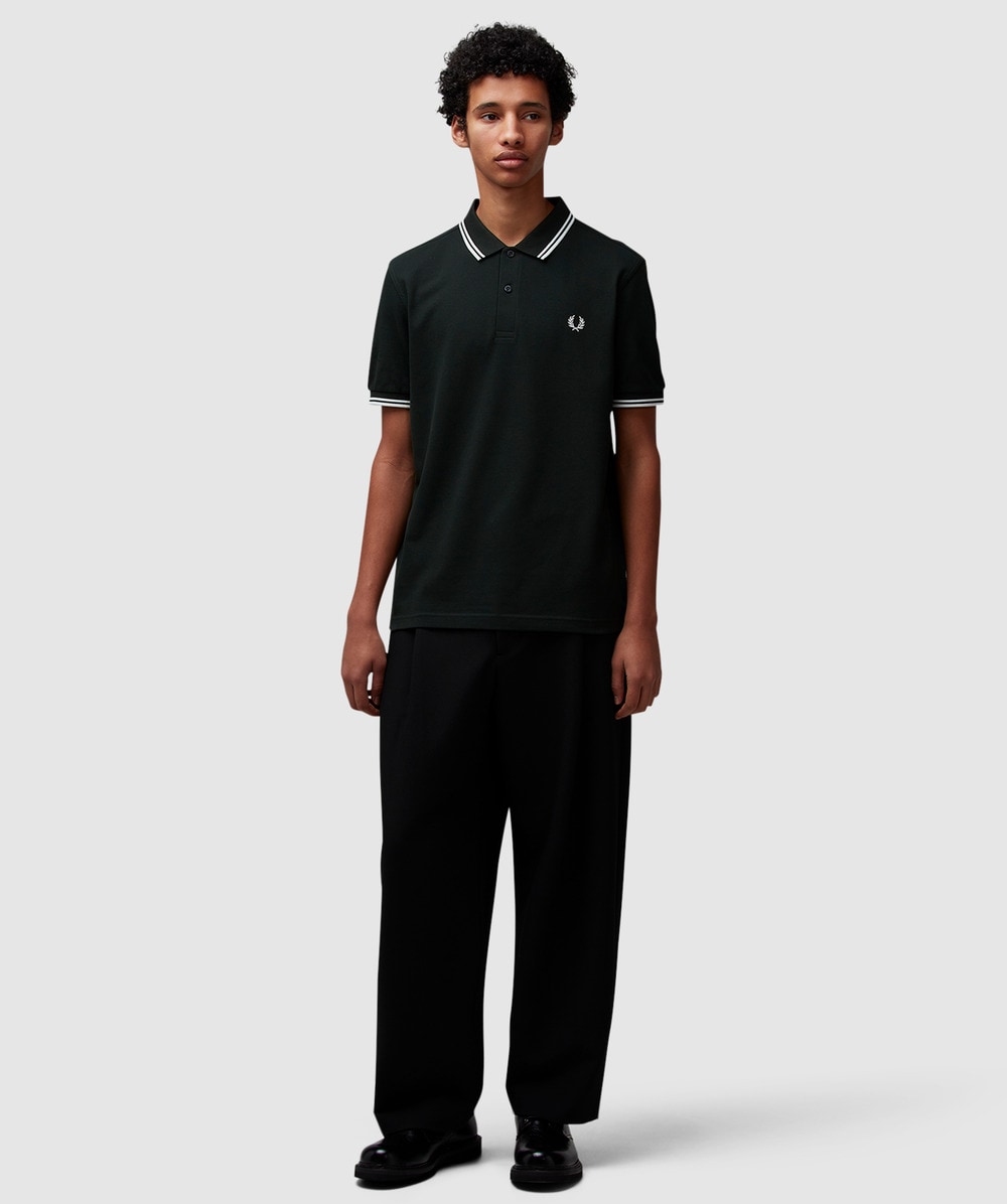 Comme des Garçons SHIRT X Fred Perry polo shirt | GREEN