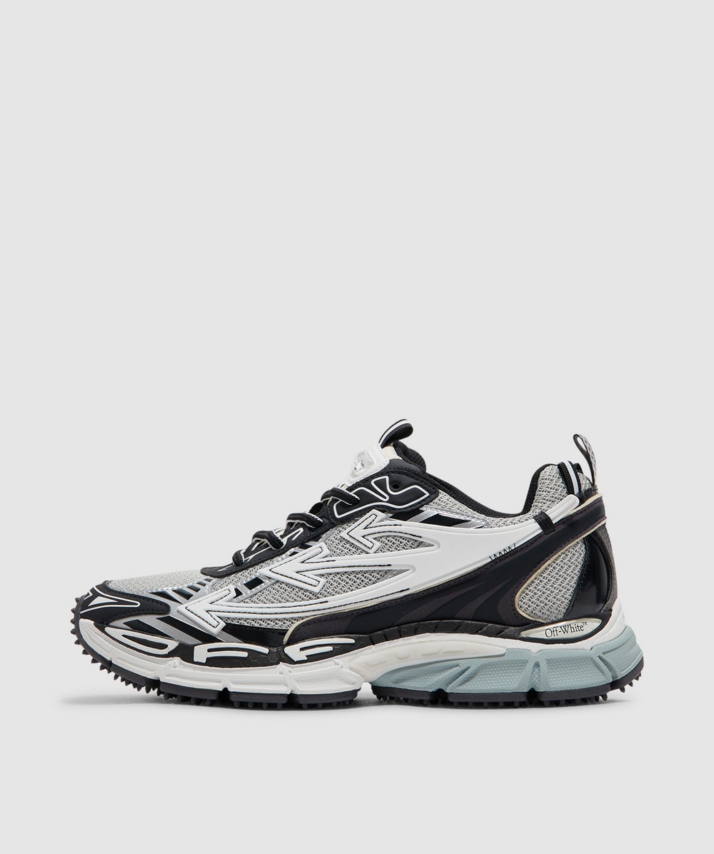 Off White C/o Virgil Abloh Off White Co Virgil Abloh Ow Be Right Back Sneaker In Light Grey - Black