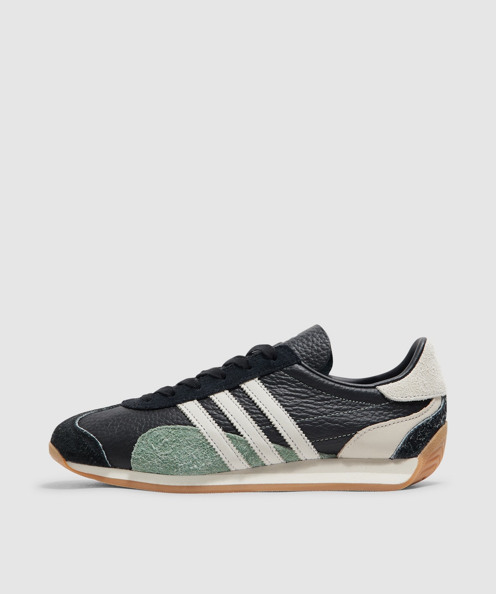 adidas Country Og Sneaker (Core Black/Ftwr White/Silver Green - 6.5) - Size 6.5 - Men's, Unisex
