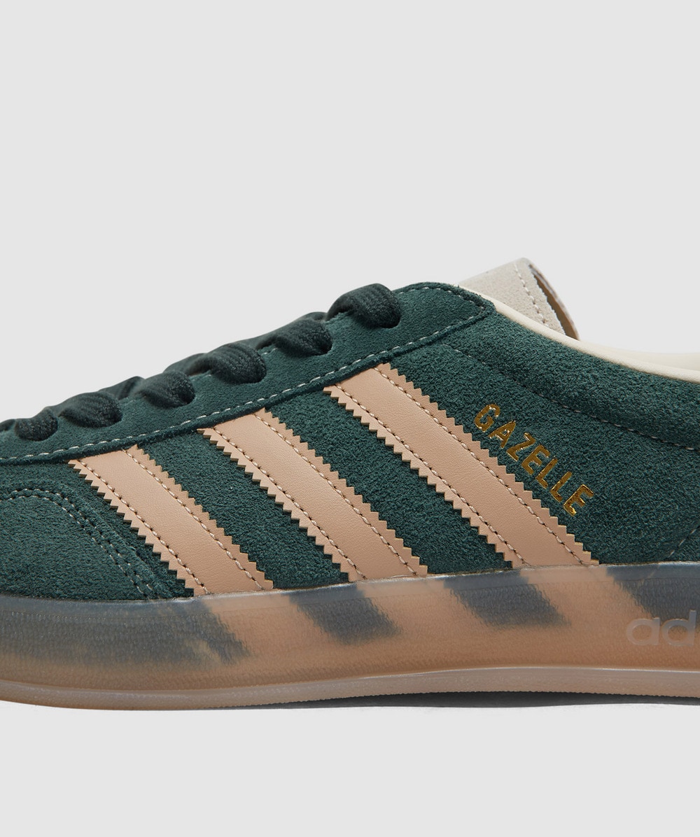 adidas Gazelle indoor sneaker | SHADOW GREEN/WARM SANDSTONE