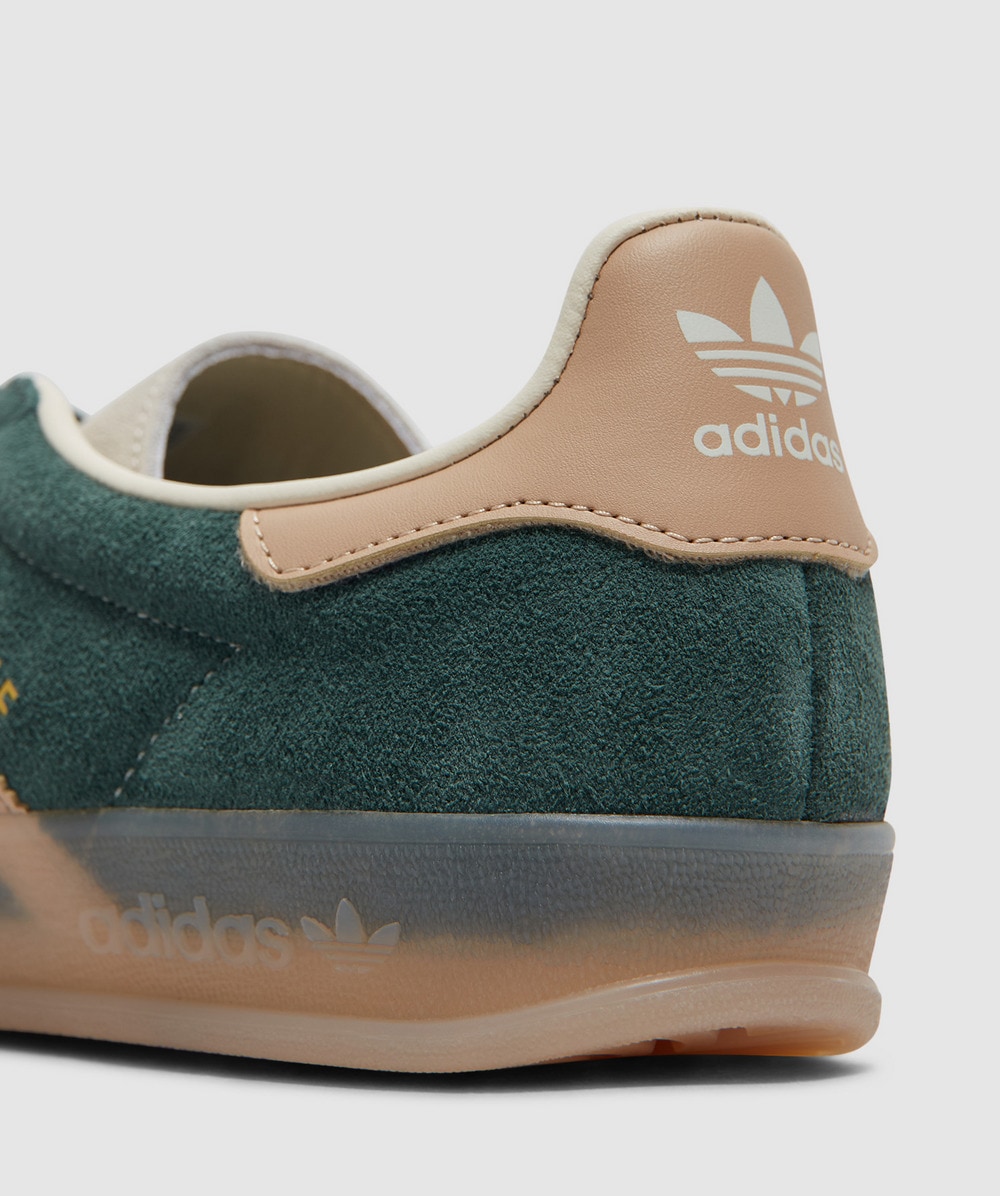 adidas Gazelle indoor sneaker | SHADOW GREEN/WARM SANDSTONE