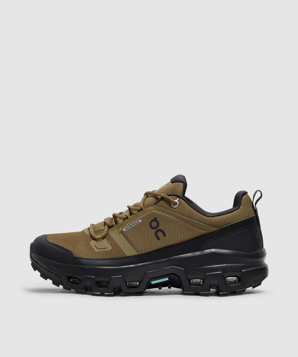 On Cloudrock Low Wp Trainer In Hunter - Black