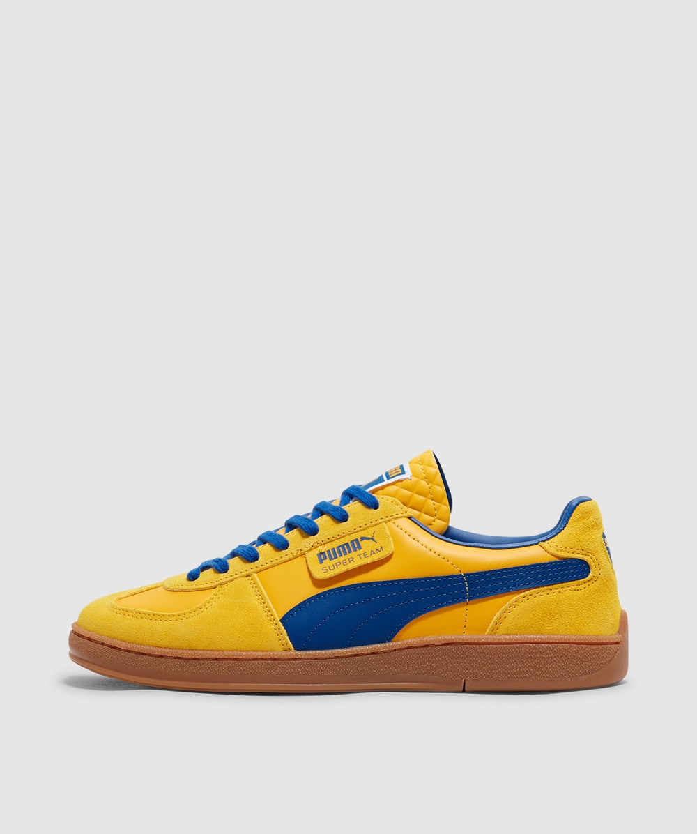 Puma Superteams Sneaker (Sport Yellow-Vivid Blue - 7) - Size 7 - Men's, Unisex