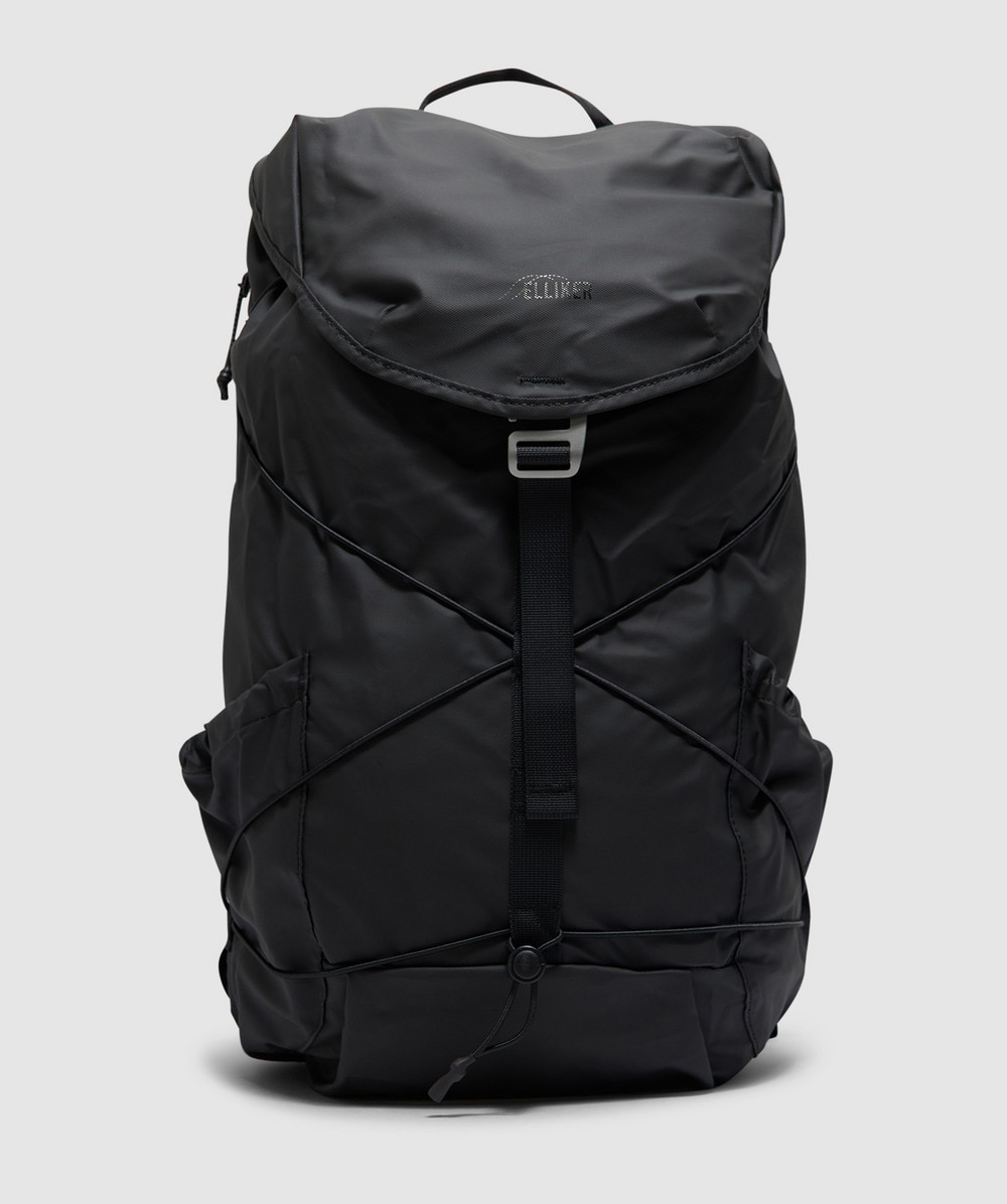 Elliker Wharfe Flap Over Backpack In Black