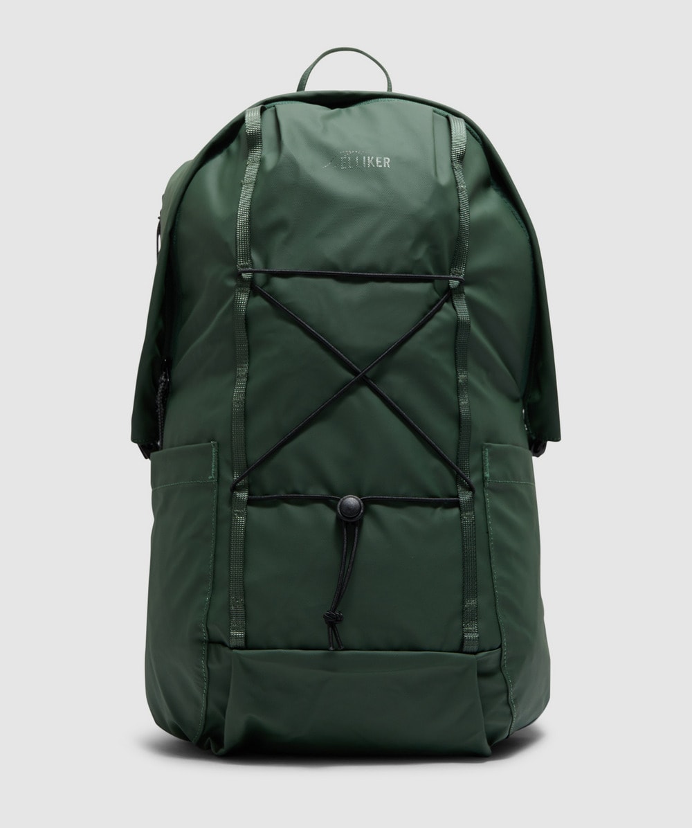 Elliker Kiln Hooded Zip Top Backpack In Green
