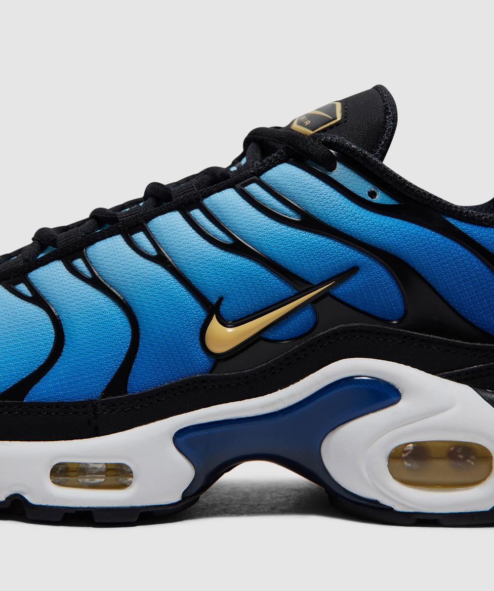 Nike Air max plus og sneaker | BLACK/CHAMOIS-SKY BLUE-HYPER
