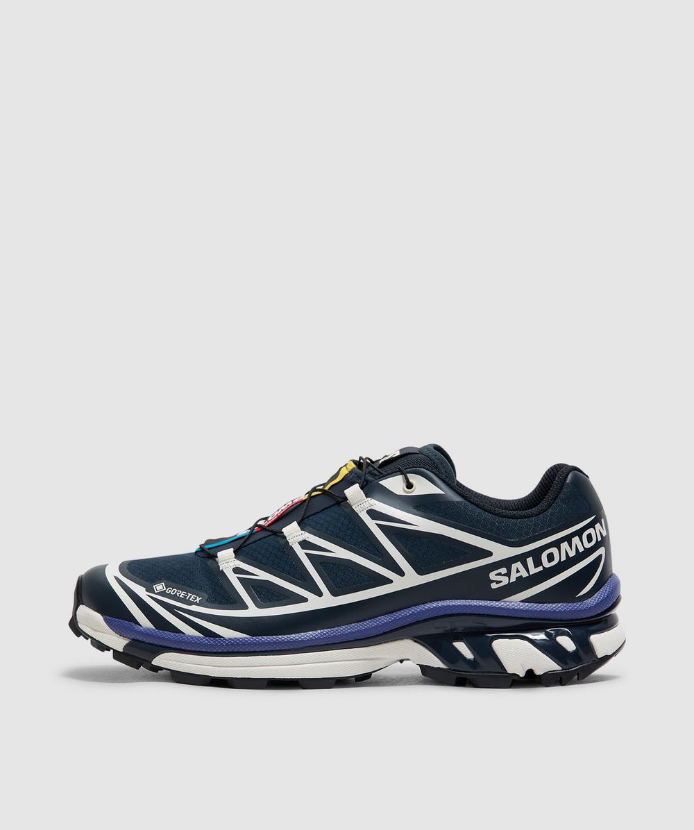 Salomon S LAB Xt-6 Gore-Tex Sneaker (Carbon/Vanilla Ice/Liberty - 9) - Size 9 - Men's, Unisex