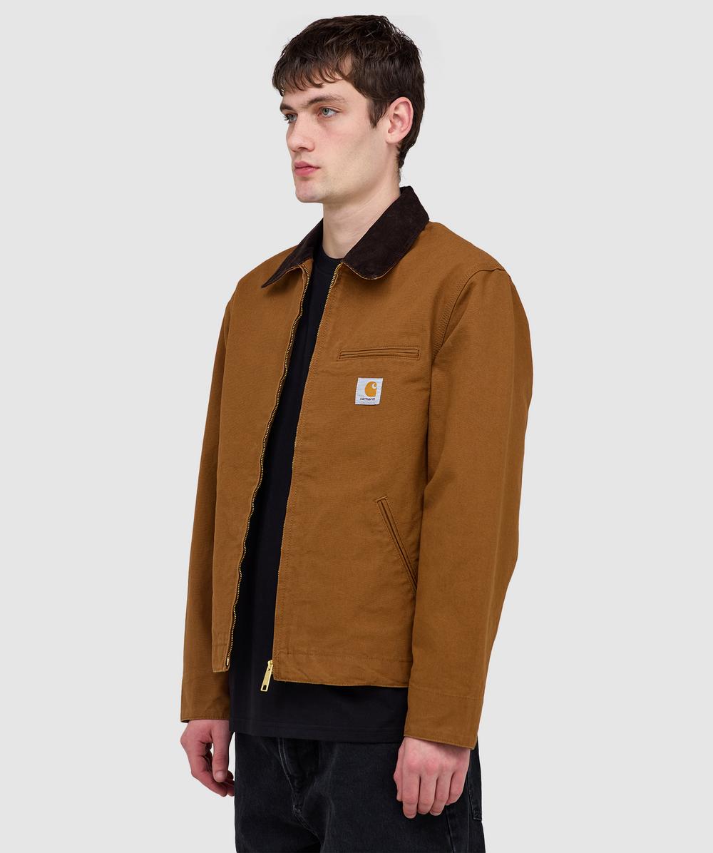 Carhartt WIP Detroit jacket | HAMILTON BROWN / TOBACCO RINSED