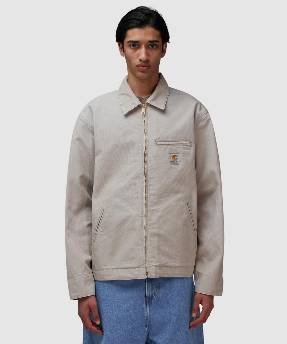 Carhartt WIP Detroit Jacket (Dusky Beige / Dusky Beige Stone Canvas - L) - Size L, Male
