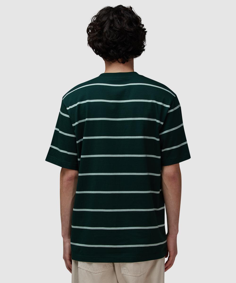 Carhartt WIP Aiken pocket t-shirt | AIKEN STRIPE, CONIFER
