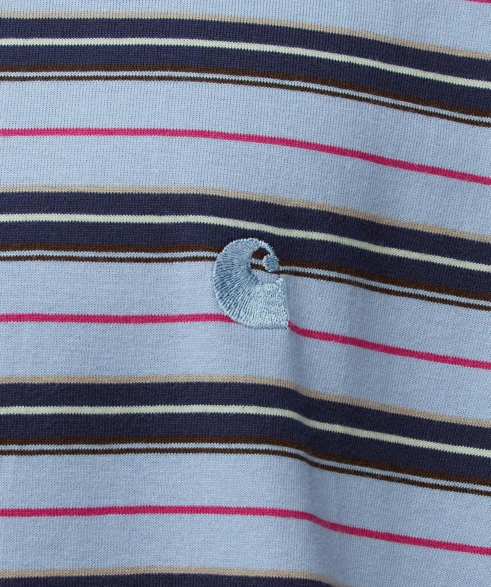 Carhartt WIP Nathan t-shirt | NATHAN STRIPE, AIR SKY